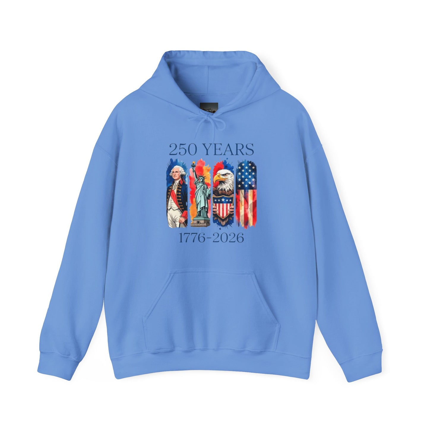 #250 250 Years American History Celebration 1776–2026 Patriotic Hoodie