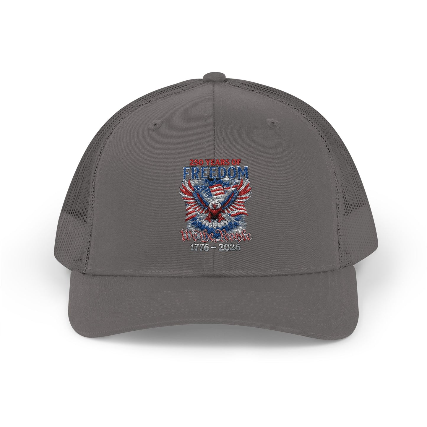 #250 250 Years of Freedom 1776–2026 Eagle Snapback Trucker Cap