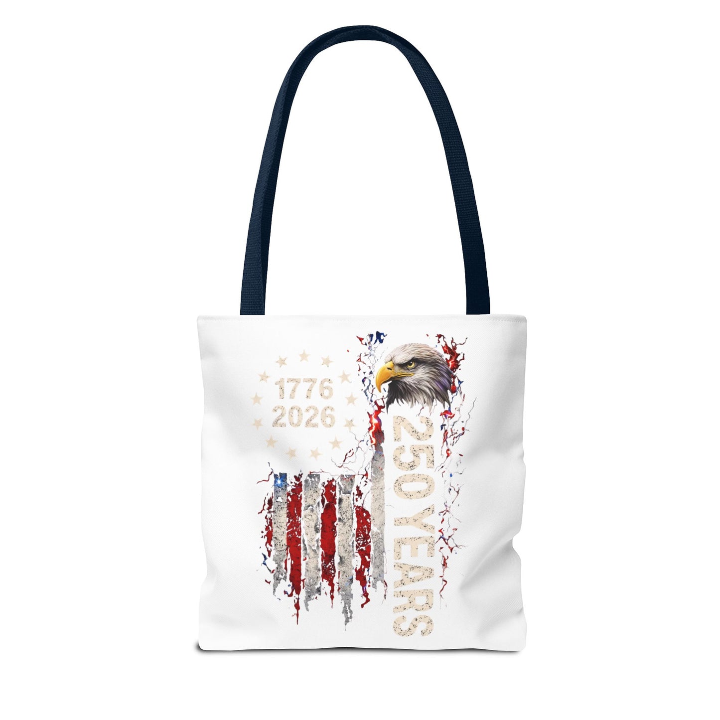 #250 1776-2026 250 Years USA Bicentennial Eagle Tote Bag