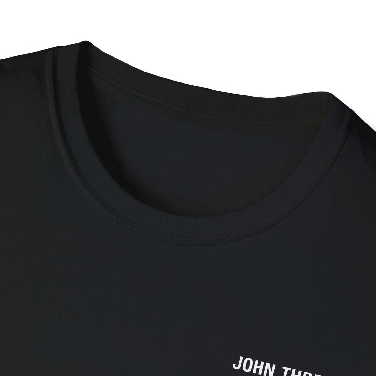 John Three 16 Chest and Back Jersey Print with Scripture Tee