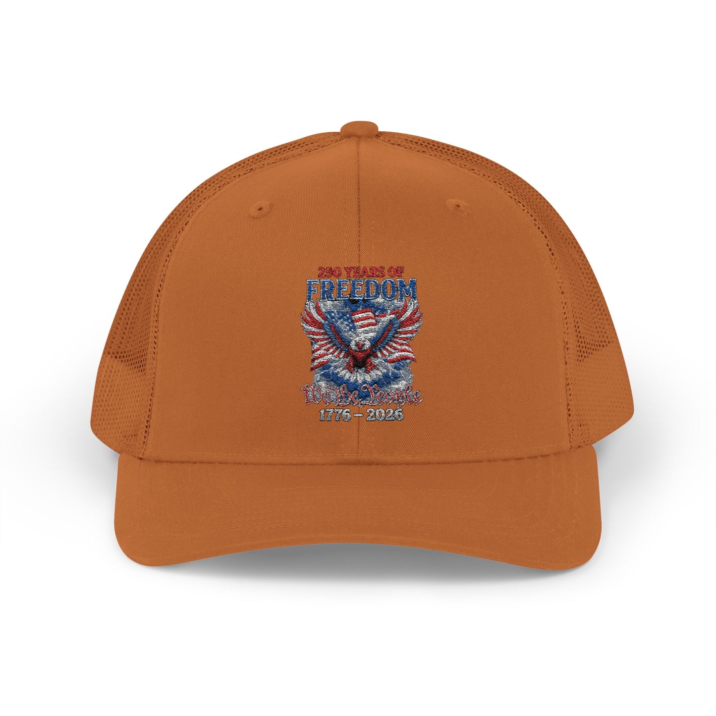 #250 250 Years of Freedom 1776–2026 Eagle Snapback Trucker Cap