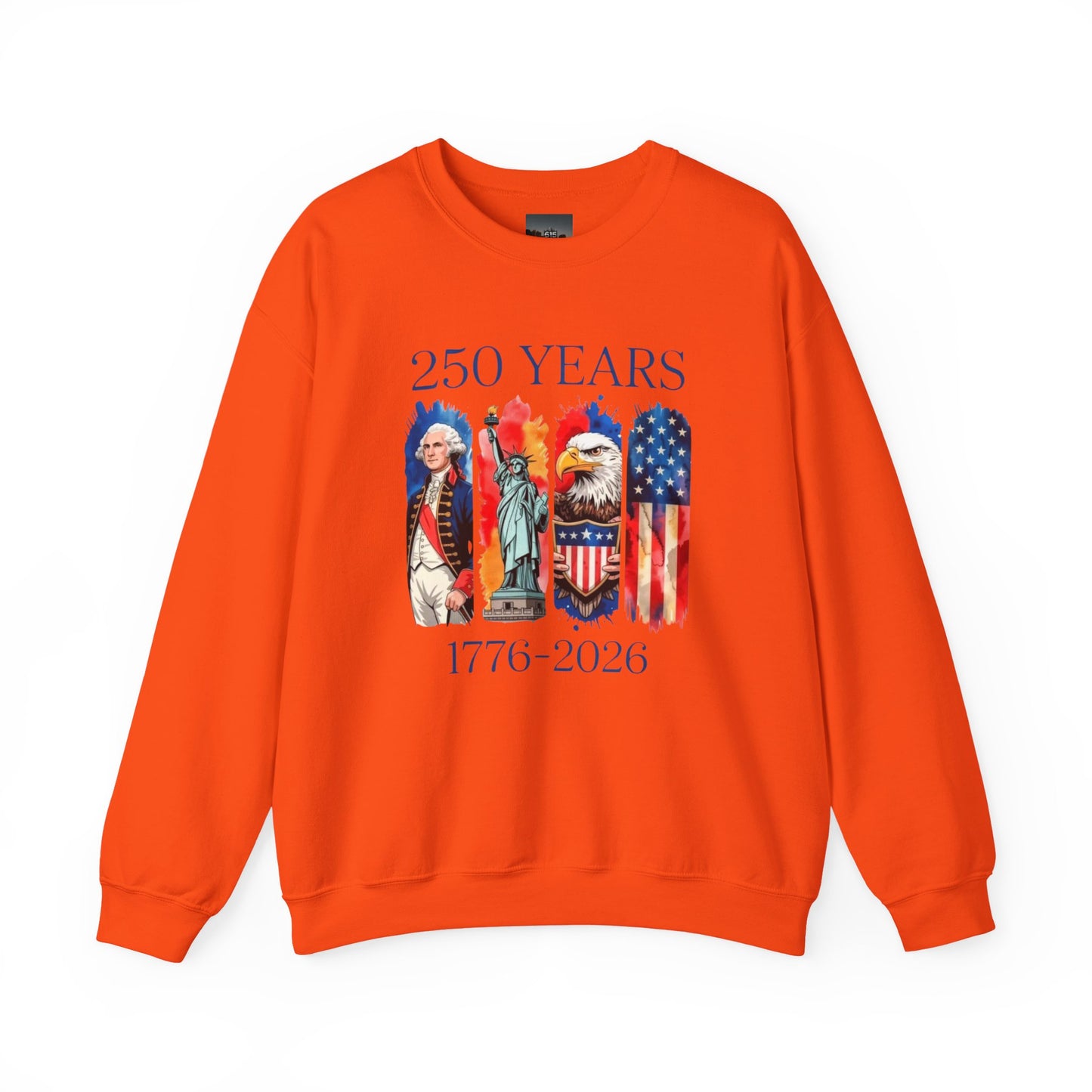 #250 250 Years American History Celebration 1776–2026 Patriotic Crewneck Sweatshirt