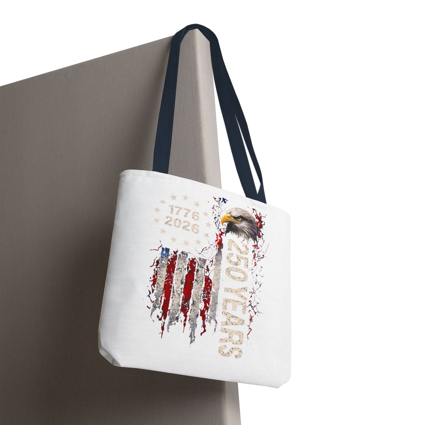 #250 1776-2026 250 Years USA Bicentennial Eagle Tote Bag