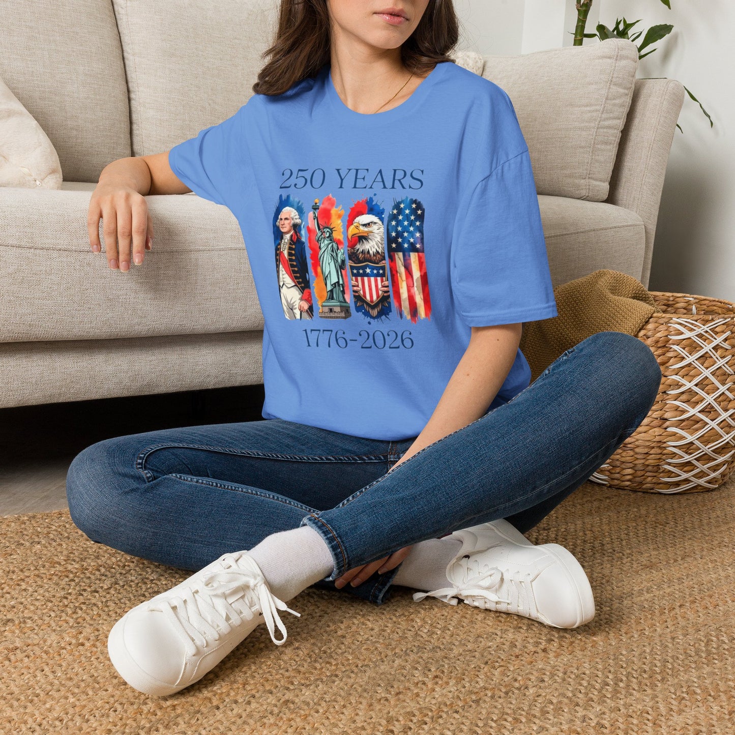 #250 250 Years American History Celebration 1776–2026 Patriotic T-Shirt