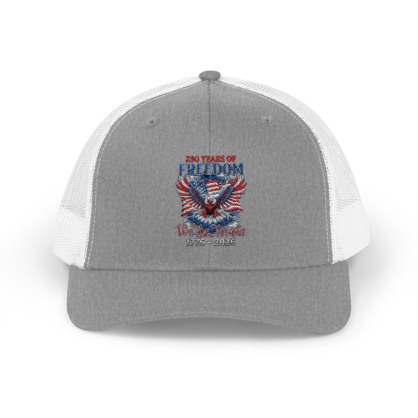 #250 250 Years of Freedom 1776–2026 Eagle Snapback Trucker Cap