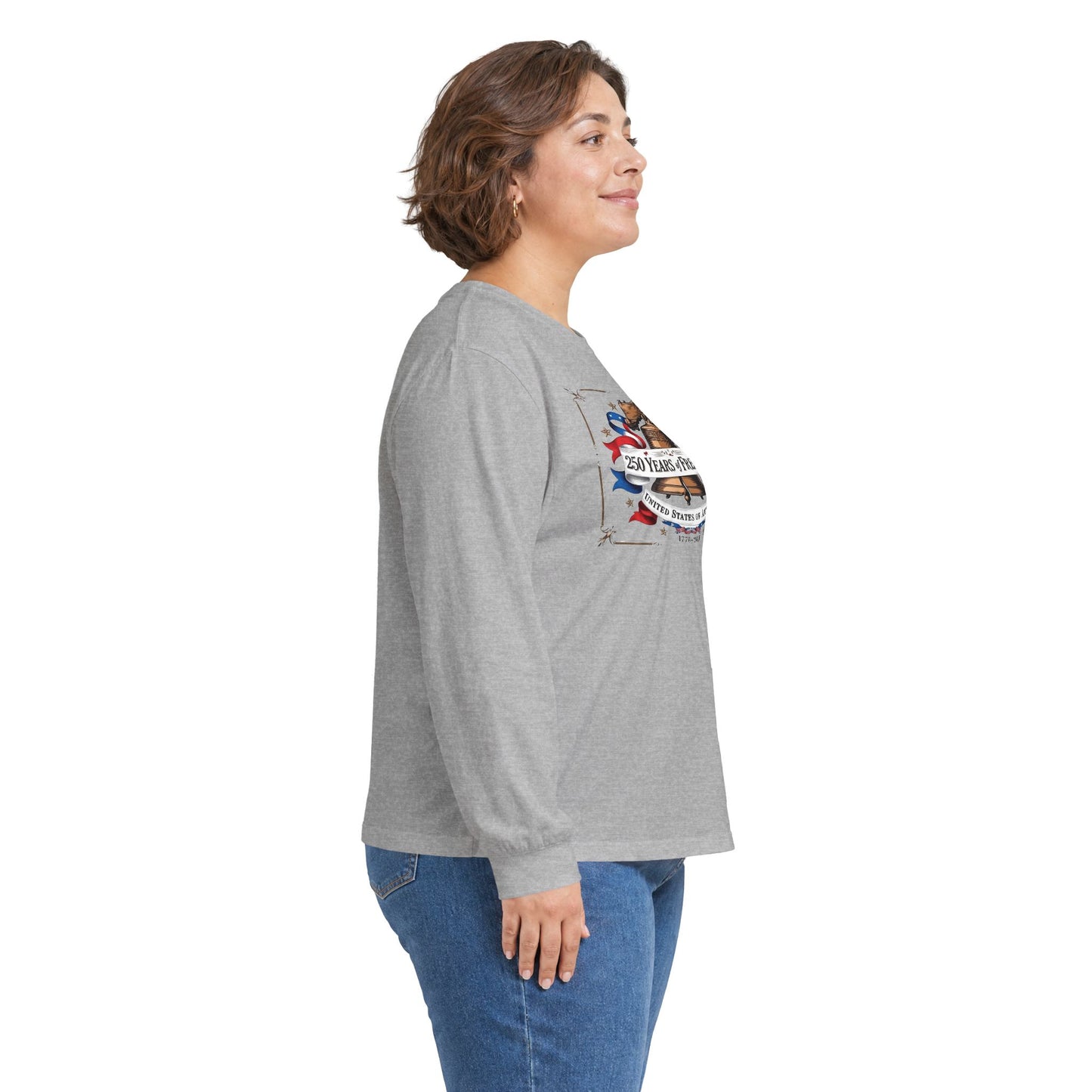 #250 250 Years of Freedom Liberty Bell Long Sleeve Tee