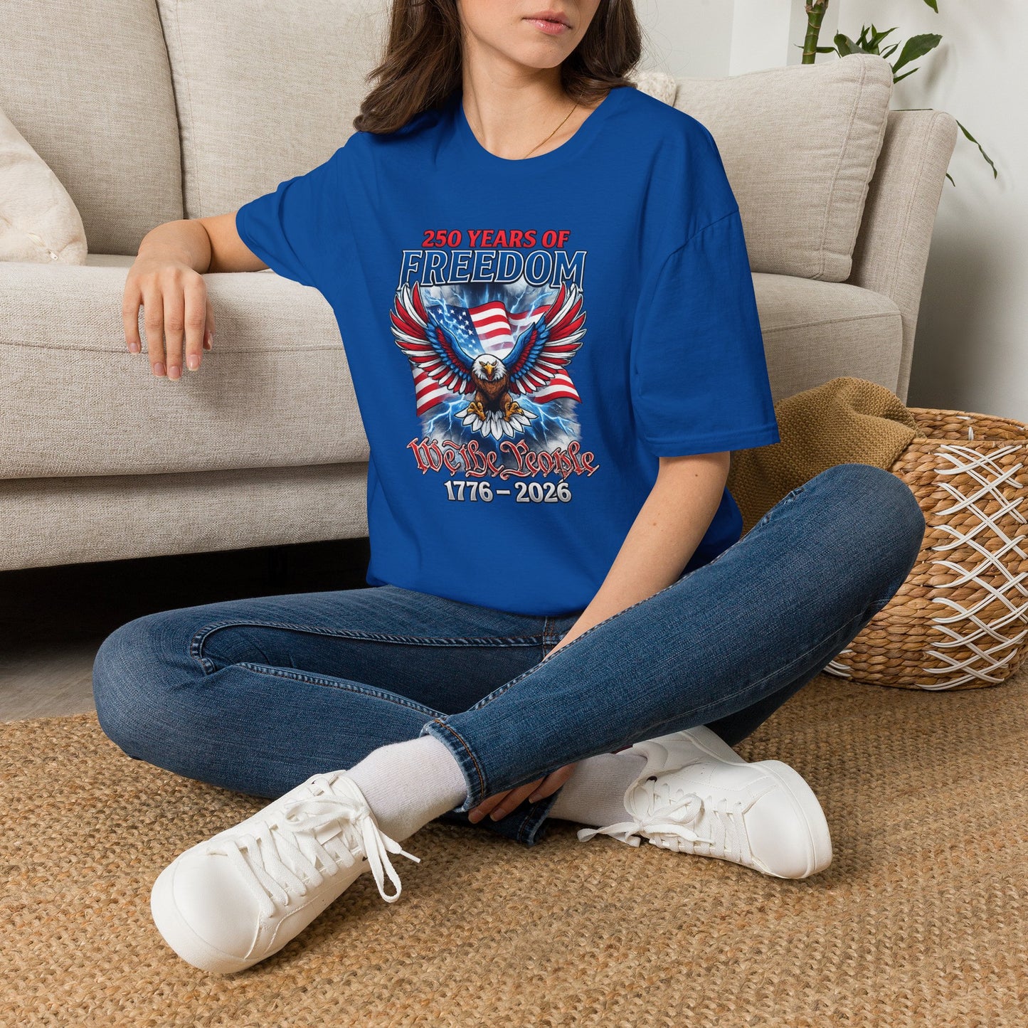 #250 250 Years of Freedom 1776–2026 Eagle T-Shirt