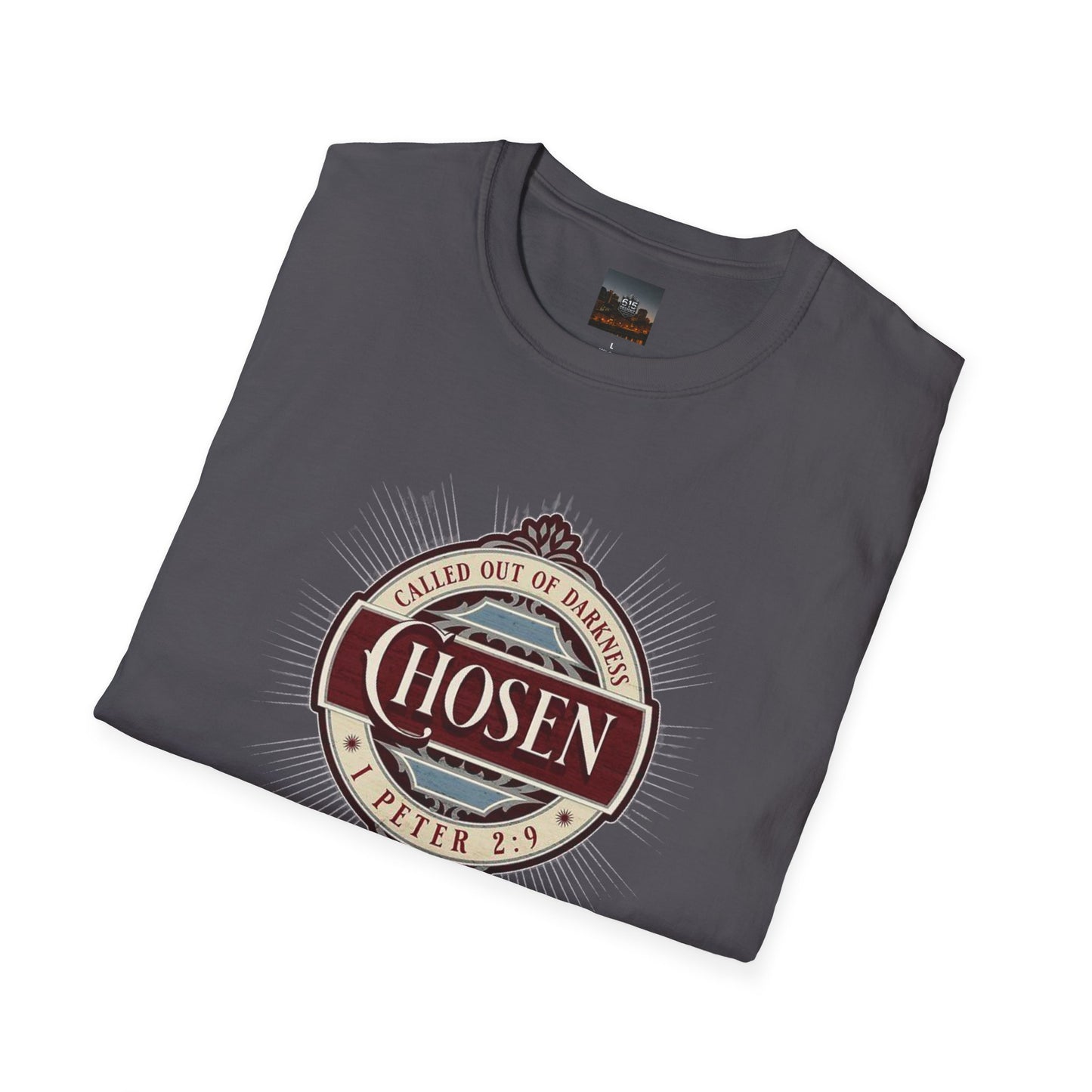 Chosen Graphic T-Shirt — "Called Out of Darkness" Faith Tee