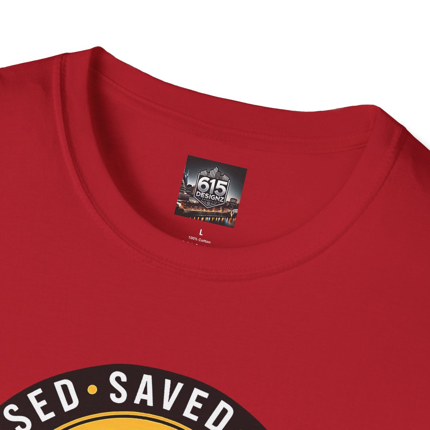 Blessed • Saved • Loved by Jesus T-Shirt — Christian Faith Tee