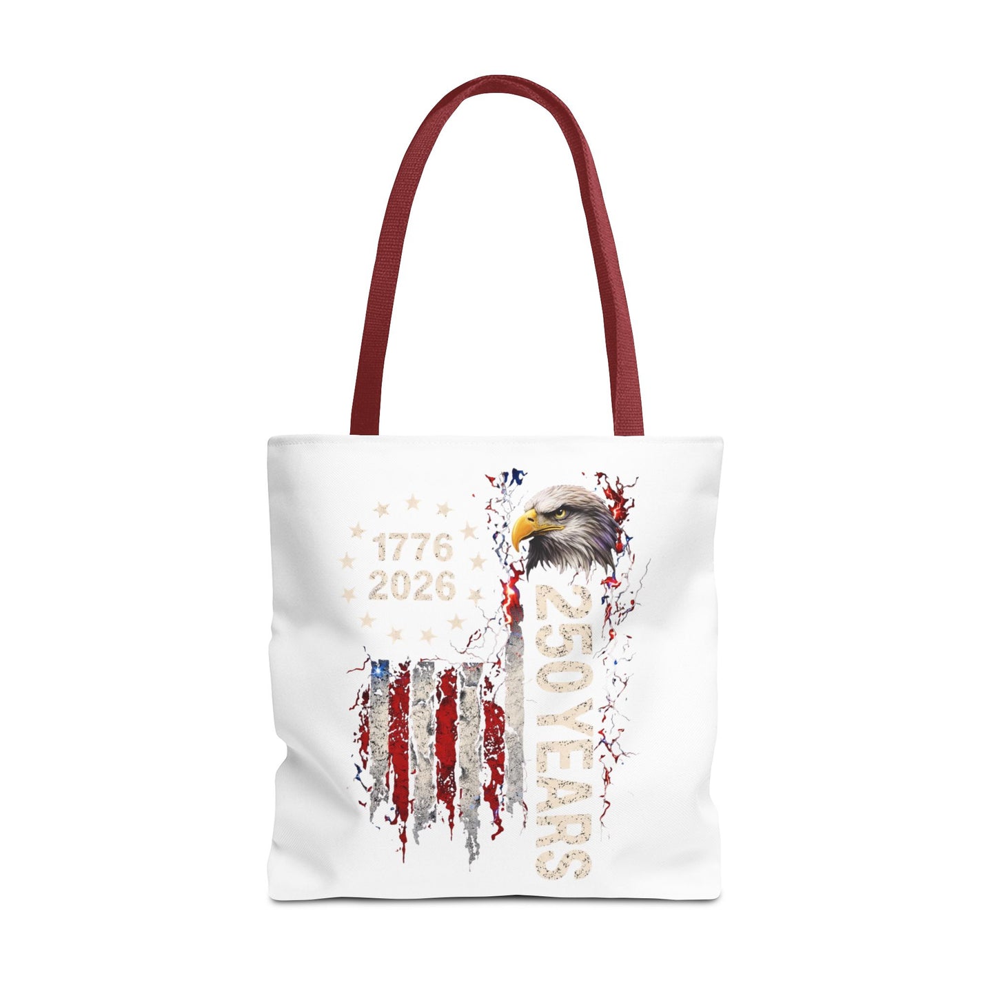 #250 1776-2026 250 Years USA Bicentennial Eagle Tote Bag
