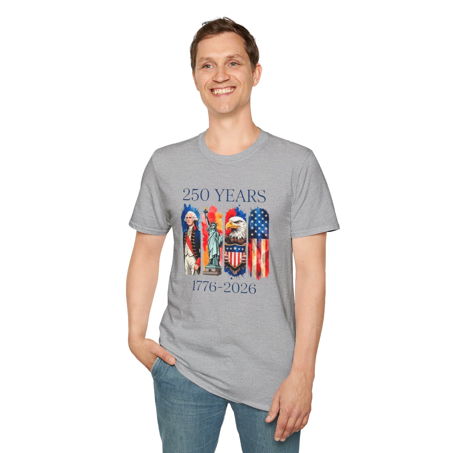 #250 250 Years American History Celebration 1776–2026 Patriotic T-Shirt
