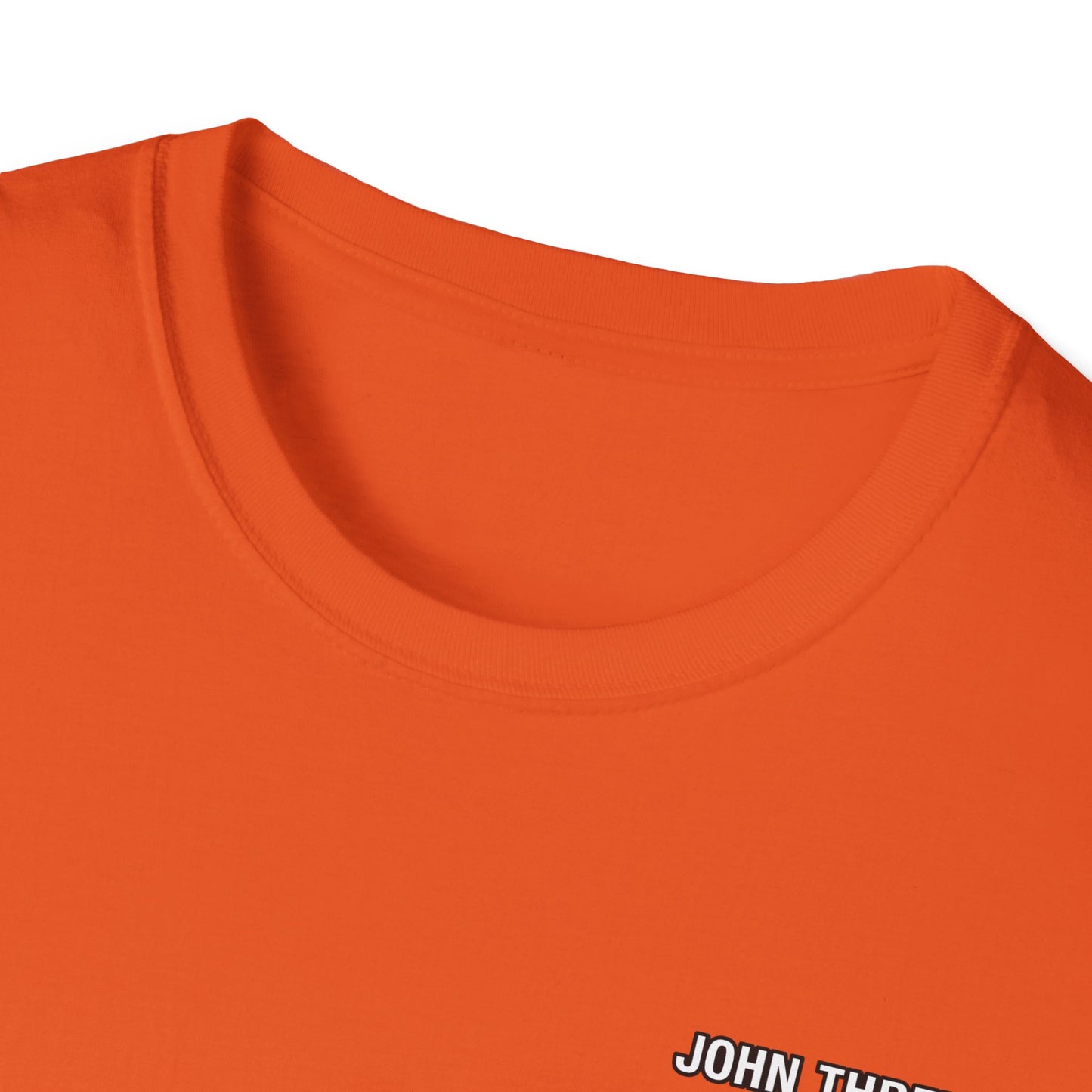John Three 16 Chest and Back Jersey Print with Scripture Tee