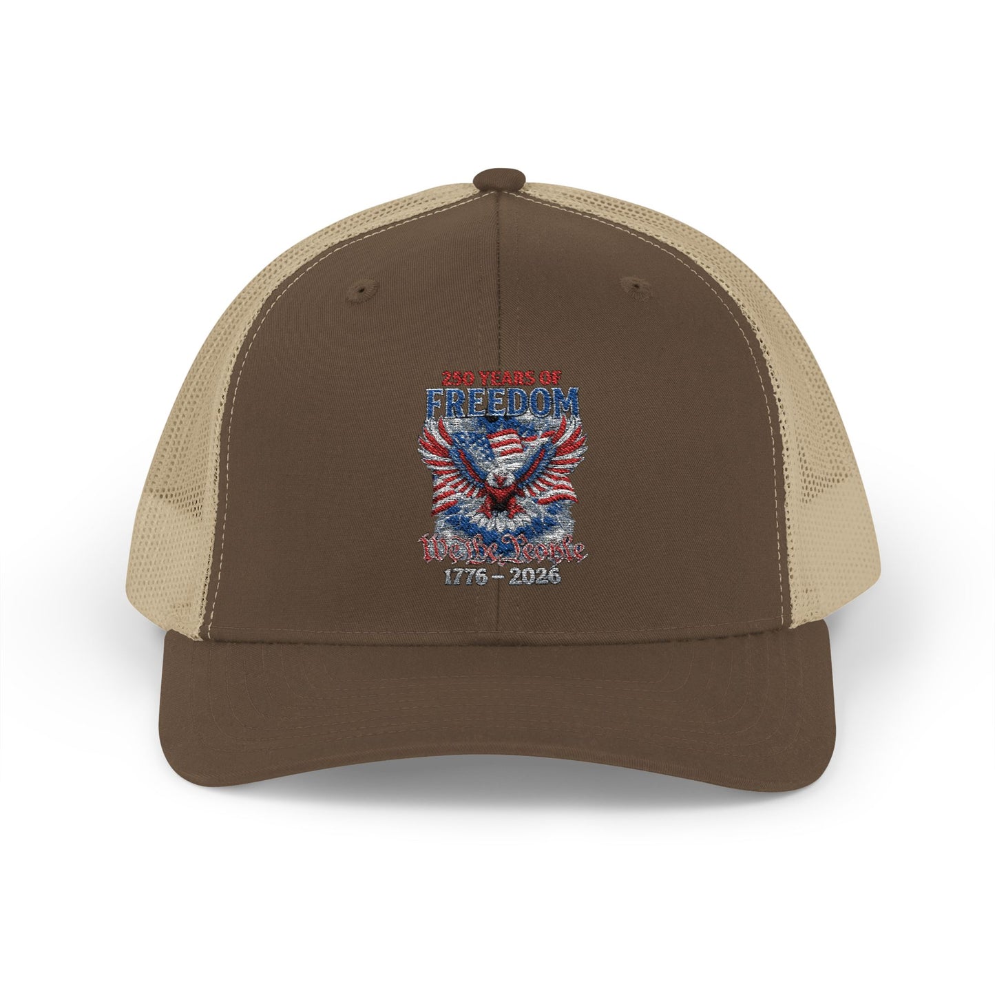 #250 250 Years of Freedom 1776–2026 Eagle Snapback Trucker Cap