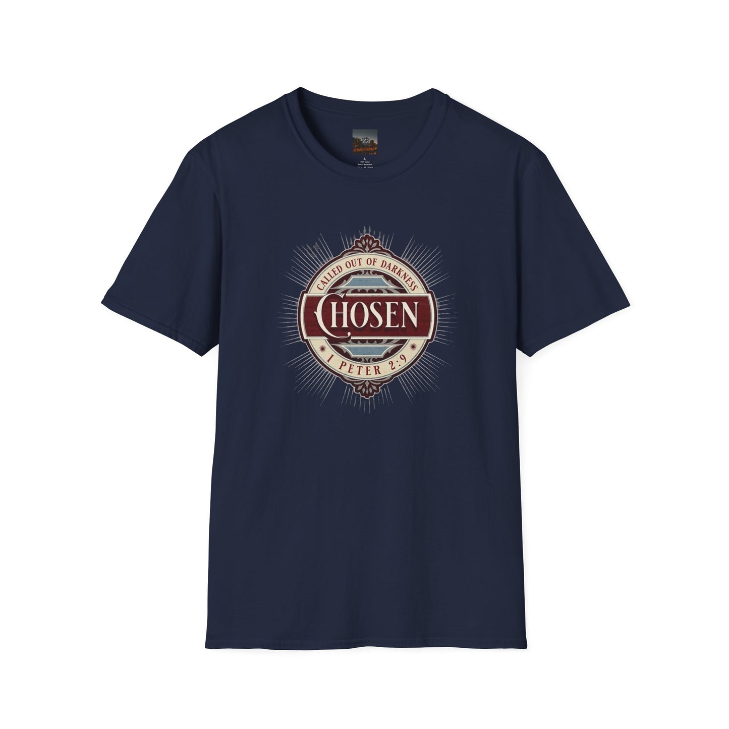 Chosen Graphic T-Shirt — "Called Out of Darkness" Faith Tee