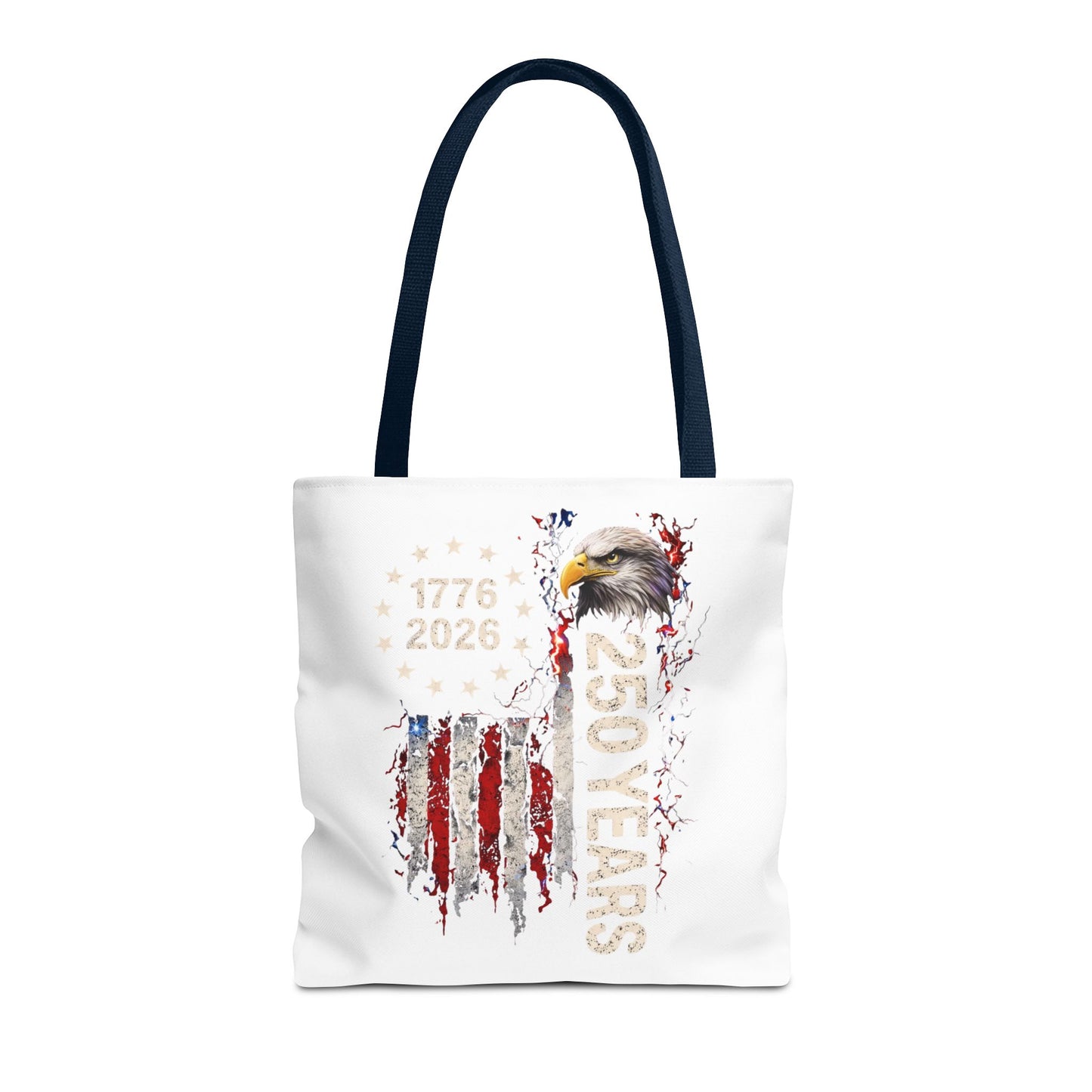 #250 1776-2026 250 Years USA Bicentennial Eagle Tote Bag