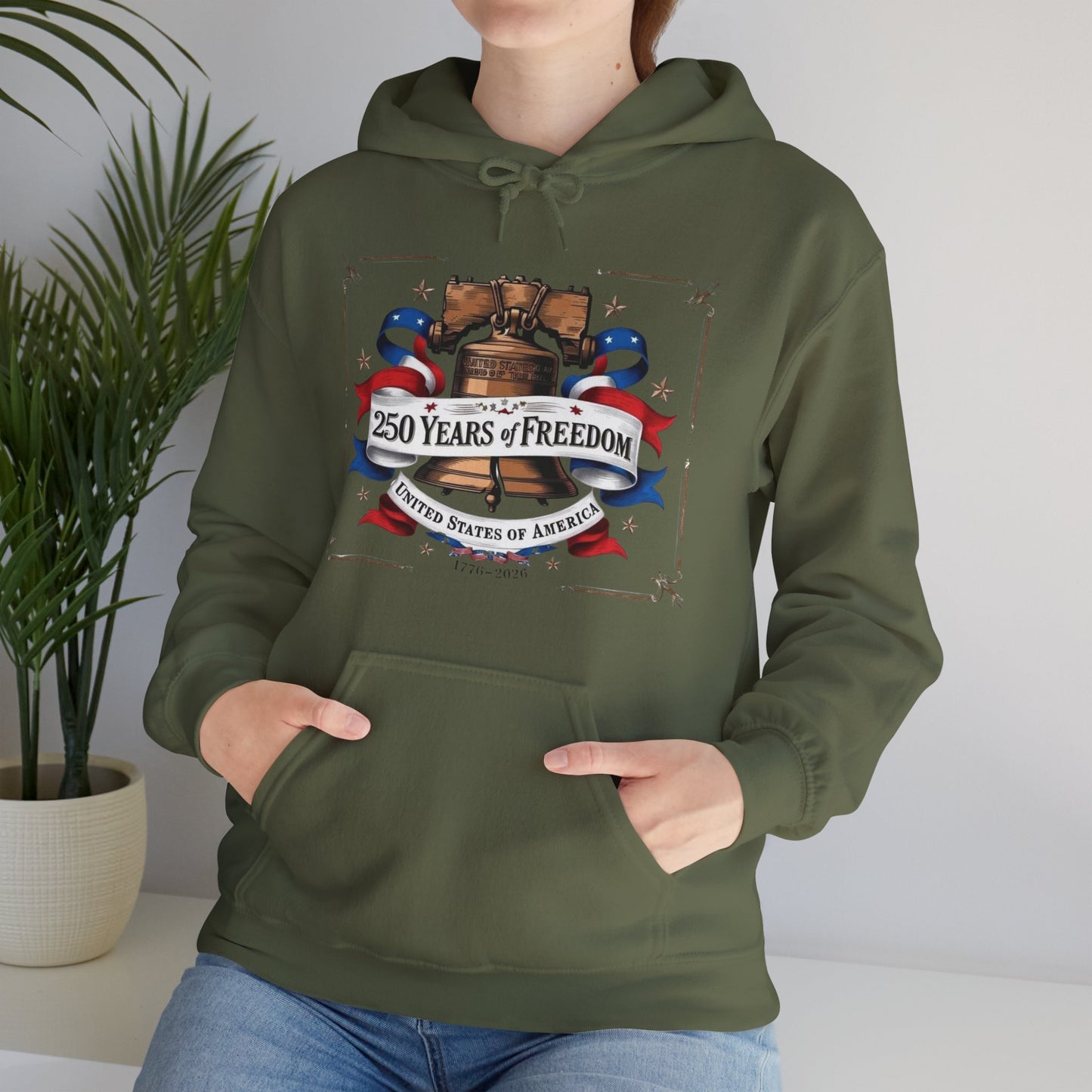 #250 250 Years of Freedom Liberty Bell Hoodie