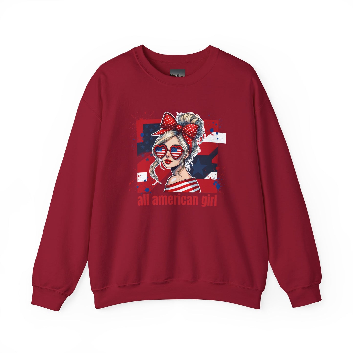 #250 All American Girl Patriotic Sweatshirt