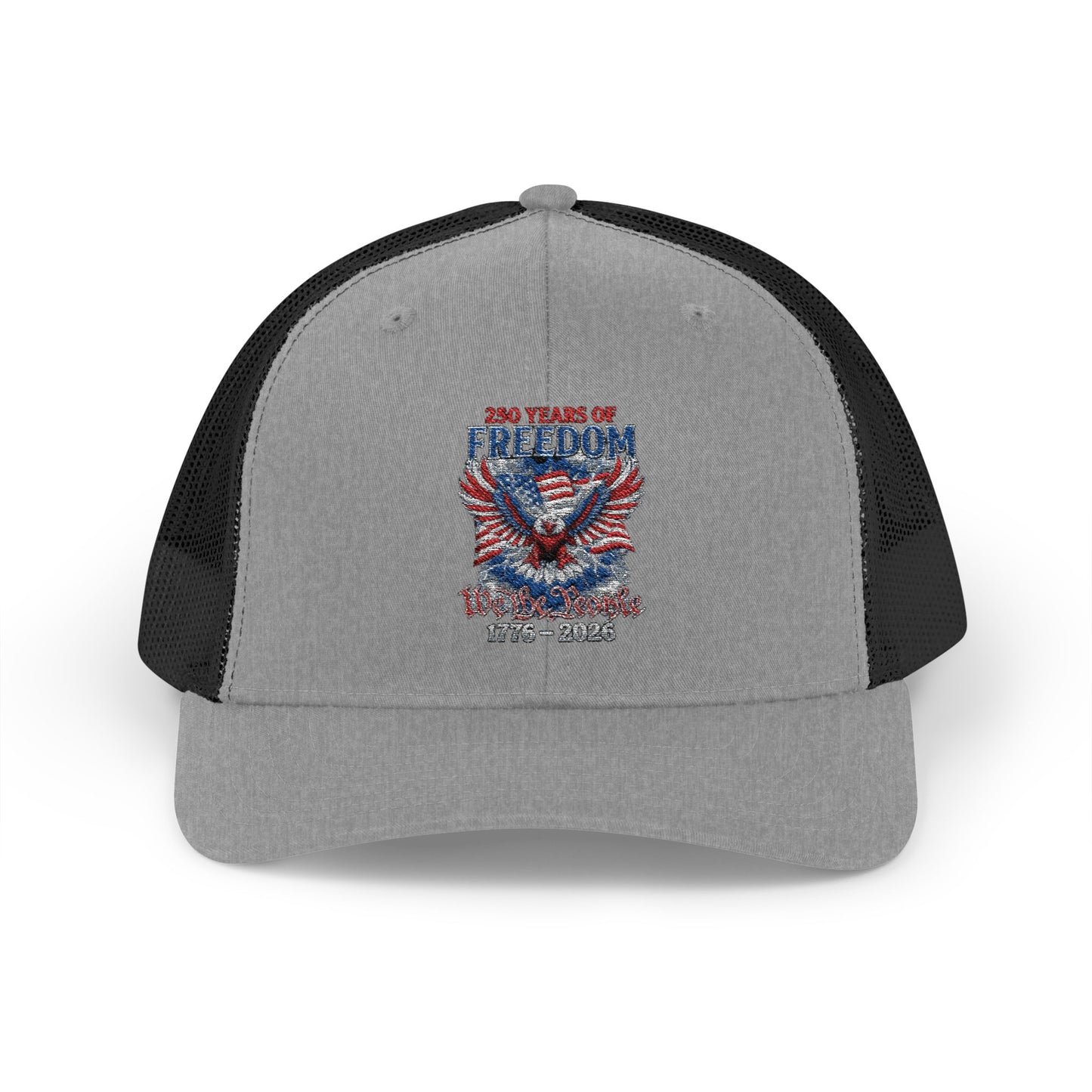 #250 250 Years of Freedom 1776–2026 Eagle Snapback Trucker Cap