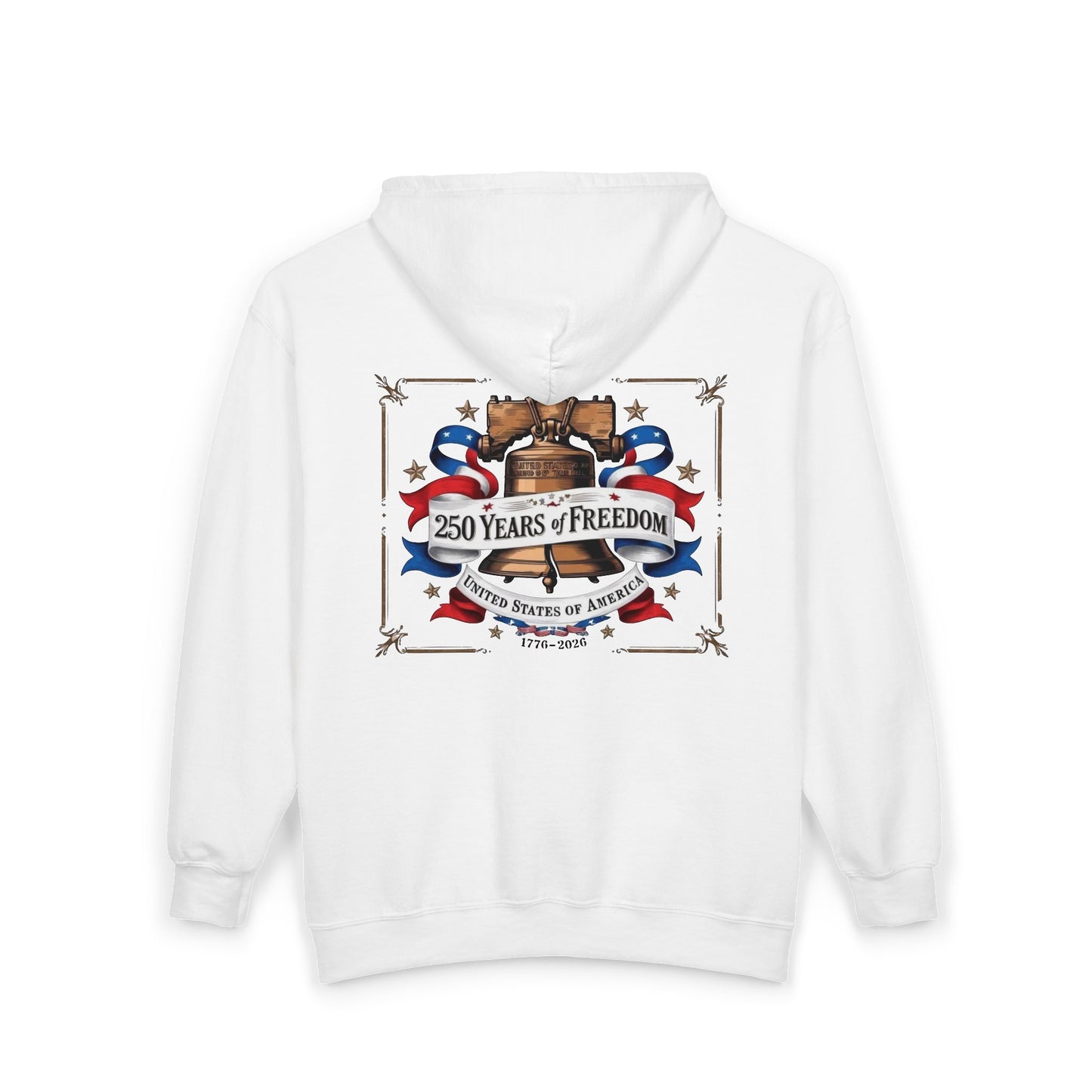 #250 250 Years of Freedom Liberty Bell Zip Hoodie