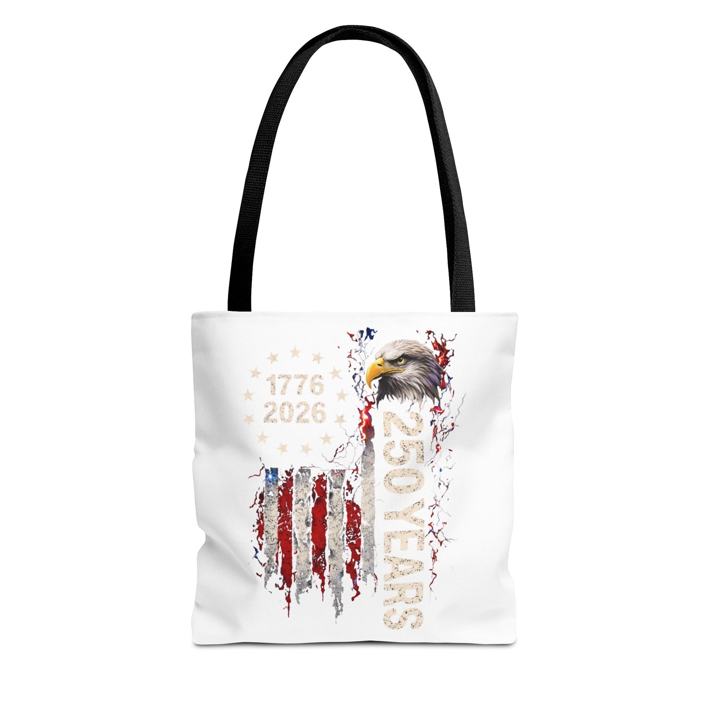 #250 1776-2026 250 Years USA Bicentennial Eagle Tote Bag