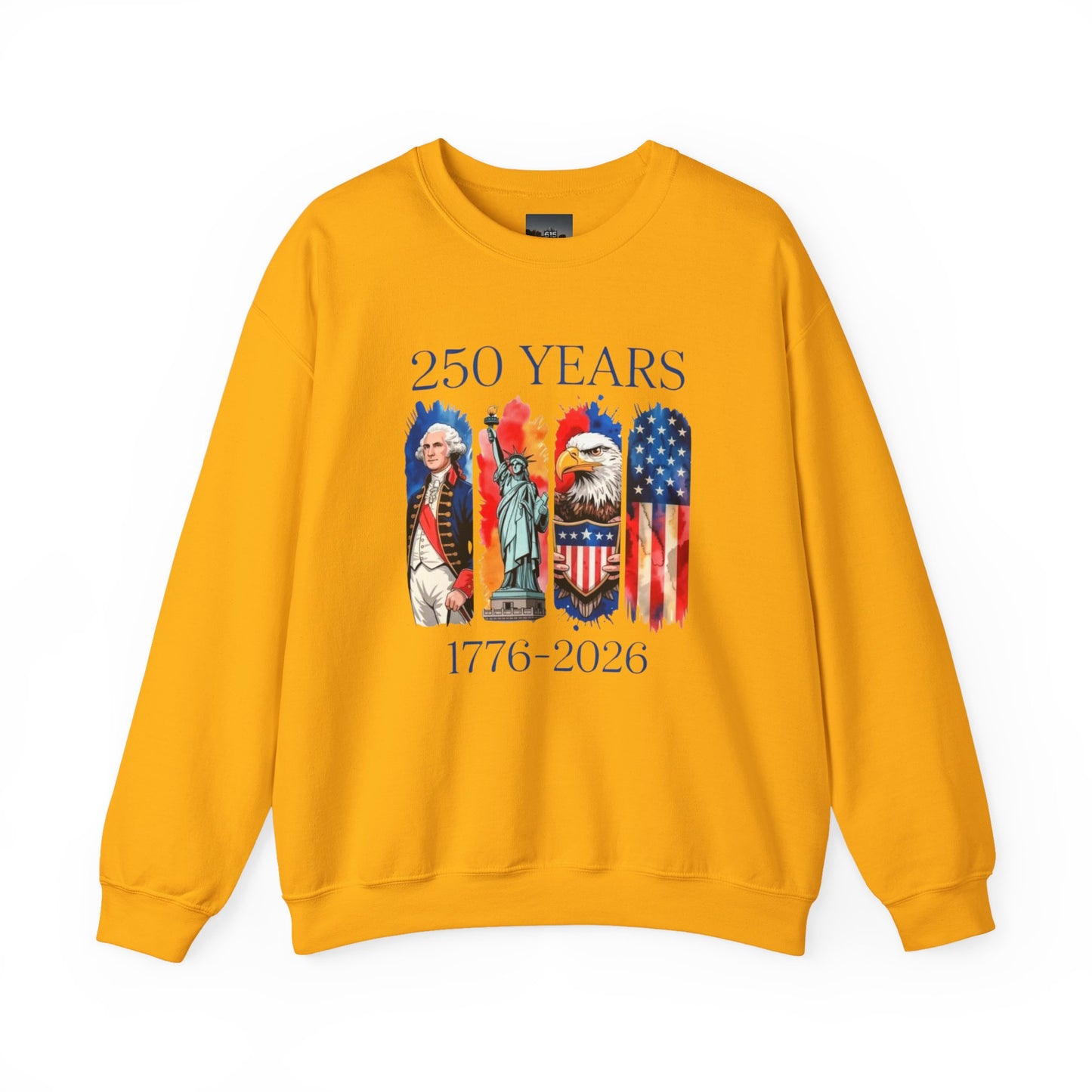 #250 250 Years American History Celebration 1776–2026 Patriotic Crewneck Sweatshirt
