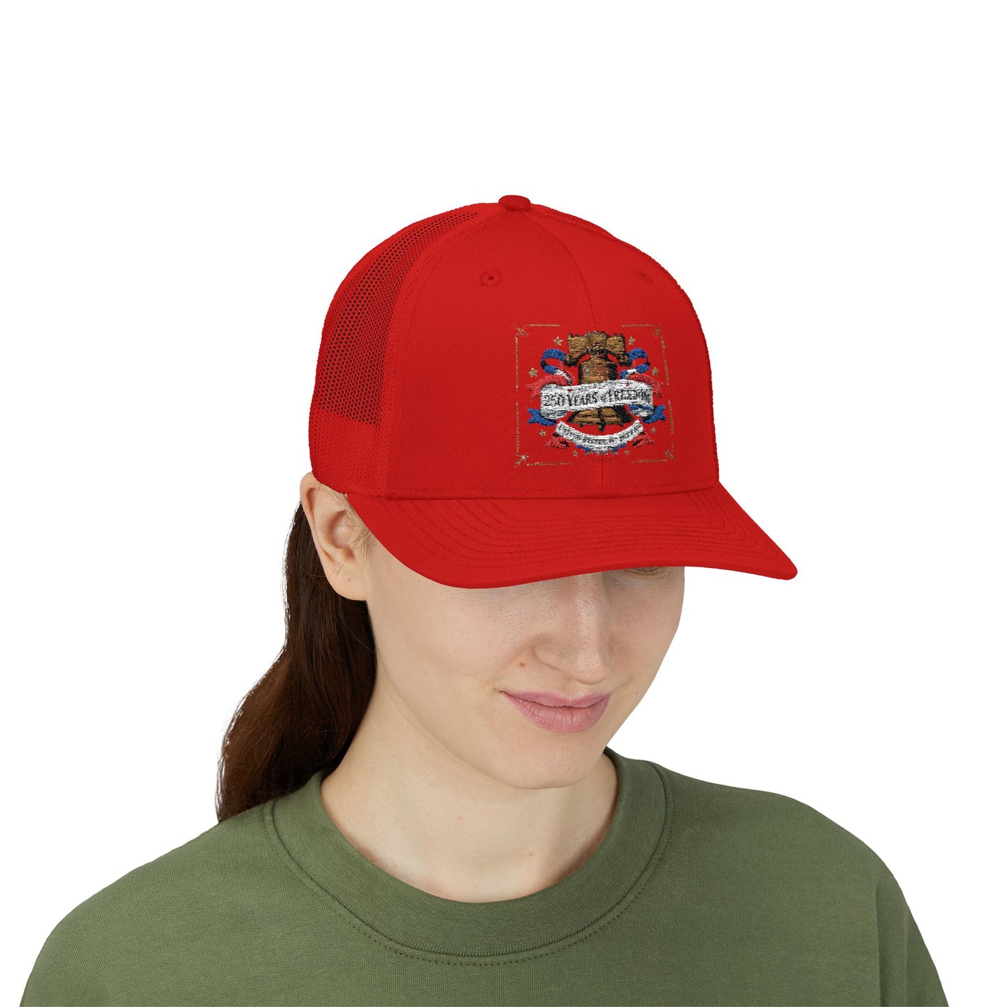 #250 250 Years of Freedom Liberty Bell Snapback Trucker Cap