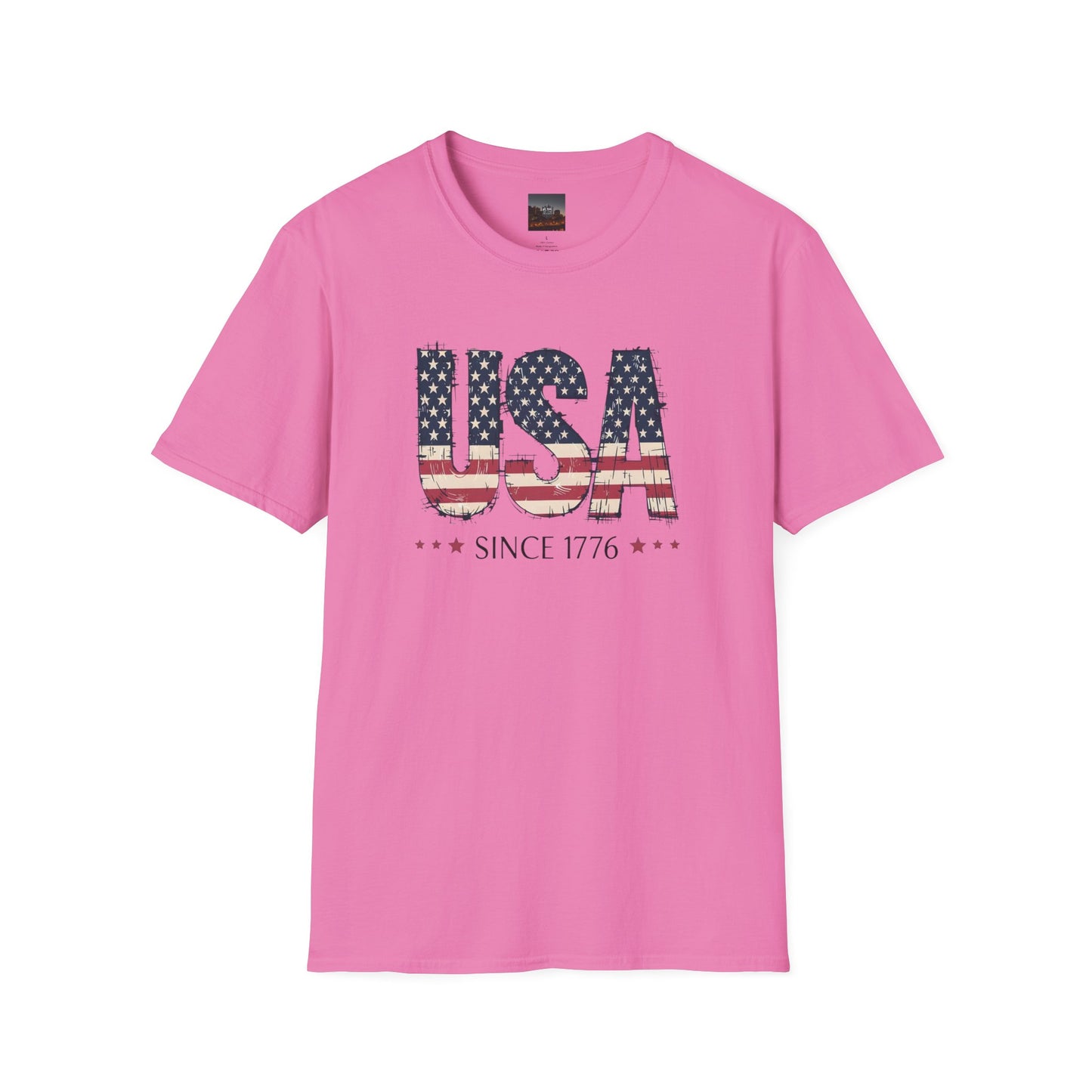 #250 USA Flag "USA Since 1776" Patriotic T-Shirt