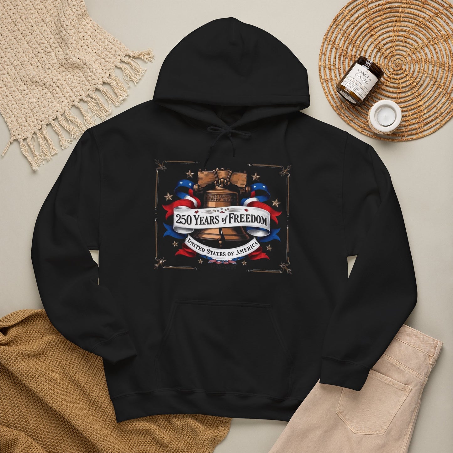 #250 250 Years of Freedom Liberty Bell Hoodie
