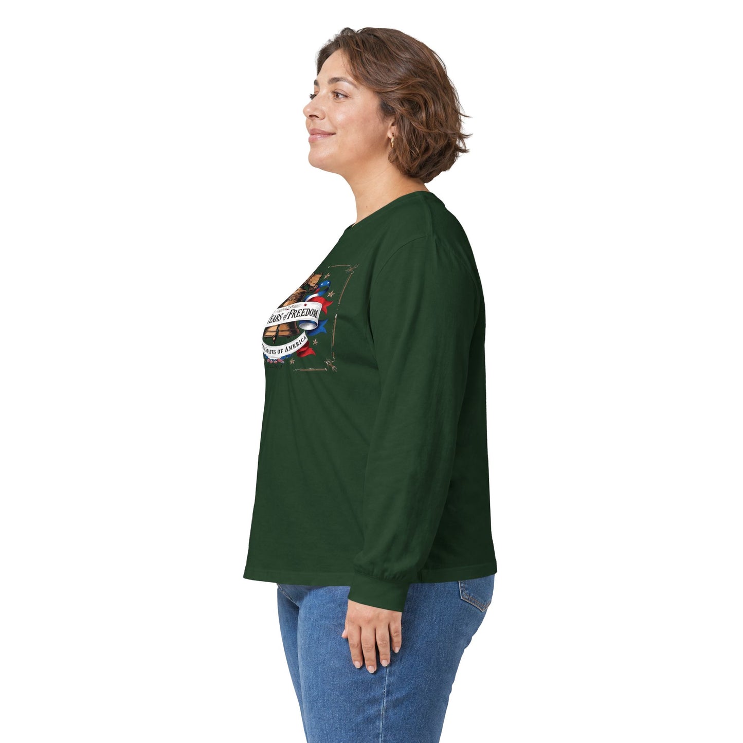 #250 250 Years of Freedom Liberty Bell Long Sleeve Tee