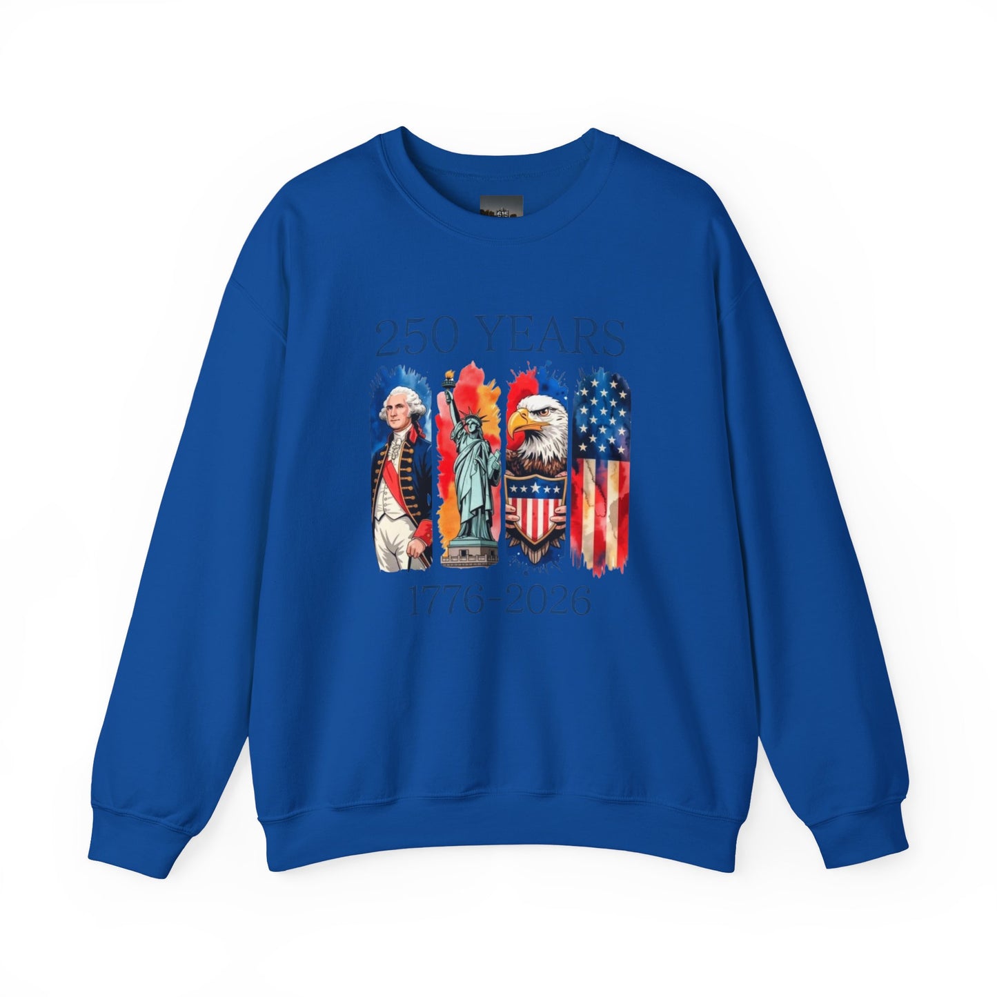 #250 250 Years American History Celebration 1776–2026 Patriotic Crewneck Sweatshirt