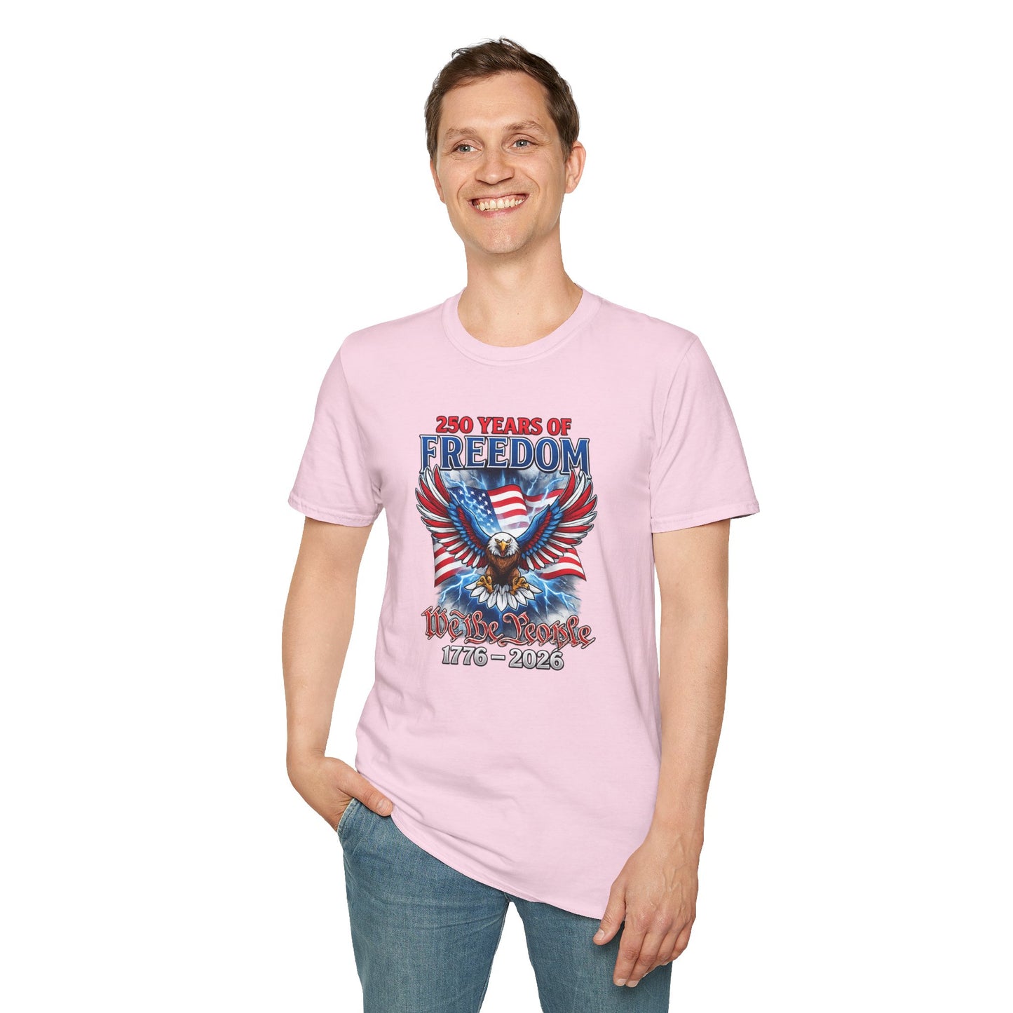 #250 250 Years of Freedom 1776–2026 Eagle T-Shirt