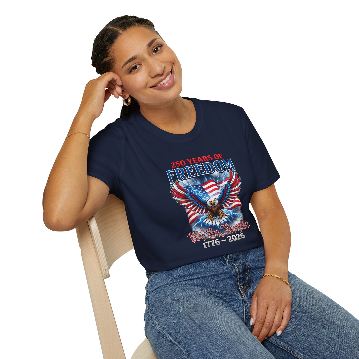 #250 250 Years of Freedom 1776–2026 Eagle T-Shirt
