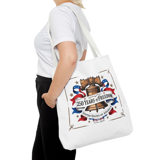 #250 250 Years of Freedom Liberty Bell Tote Bag