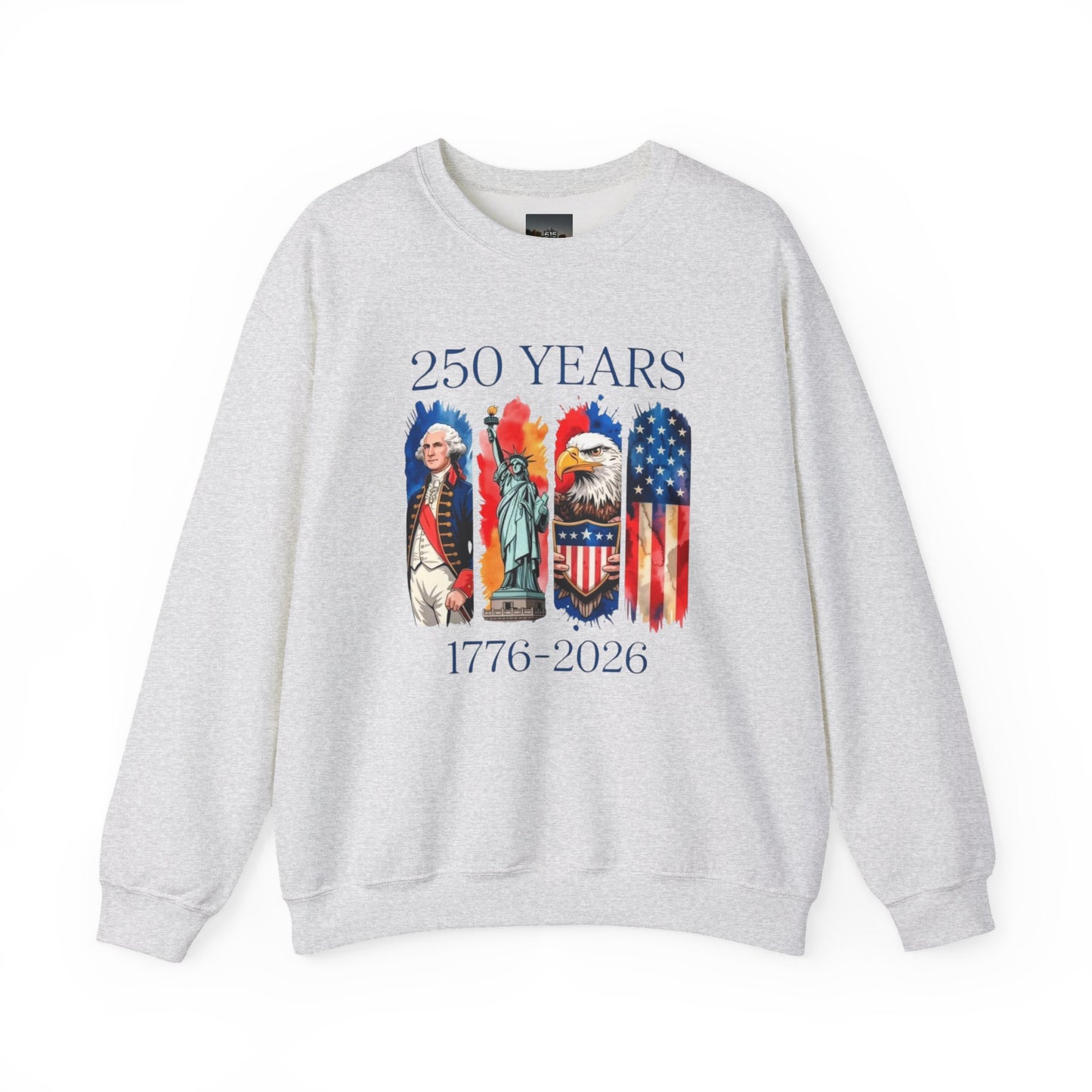 #250 250 Years American History Celebration 1776–2026 Patriotic Crewneck Sweatshirt