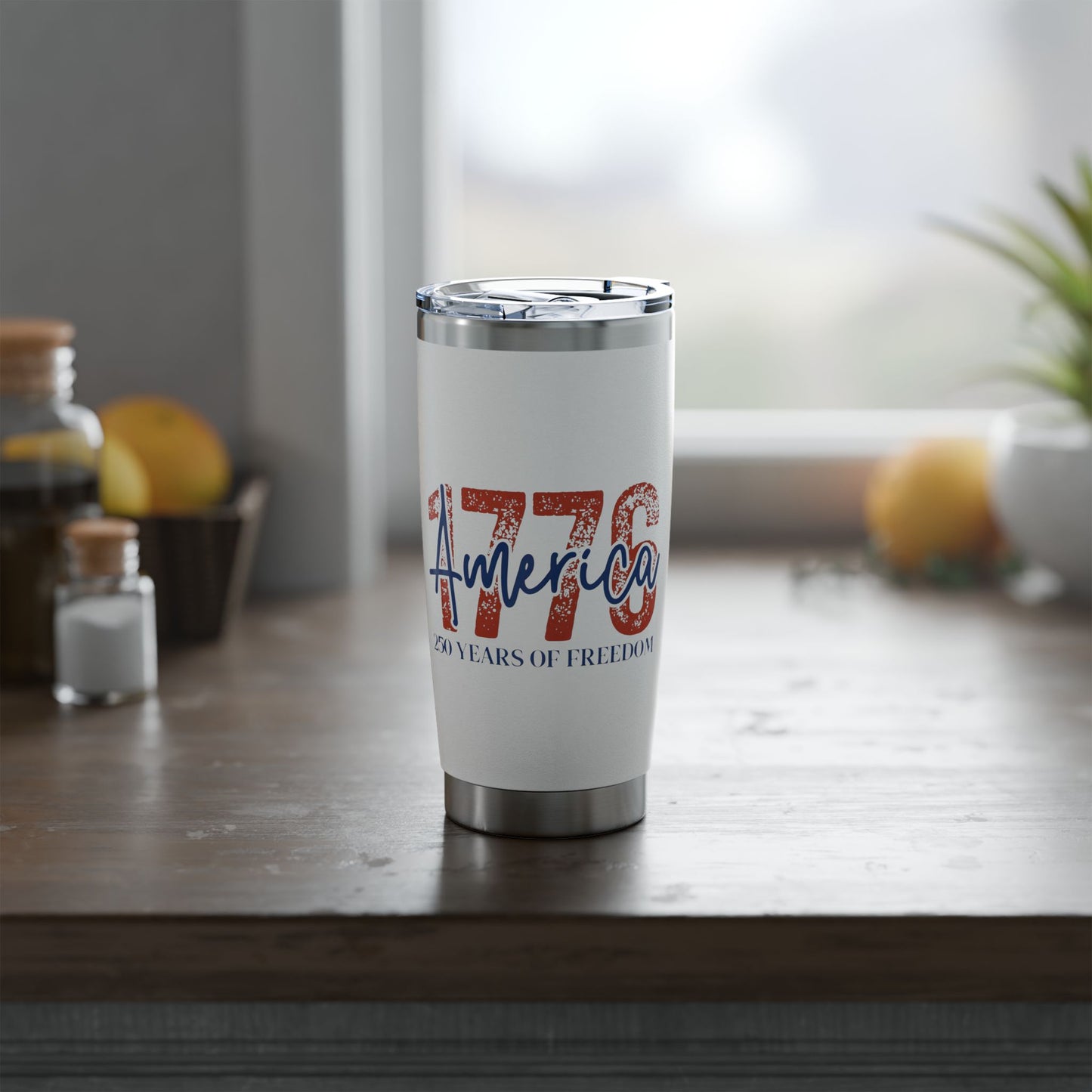 #250 1776 America: 250 Years of Freedom' Patriotic Independence Day Vagabond 20oz Tumbler Stainless Travel Cup