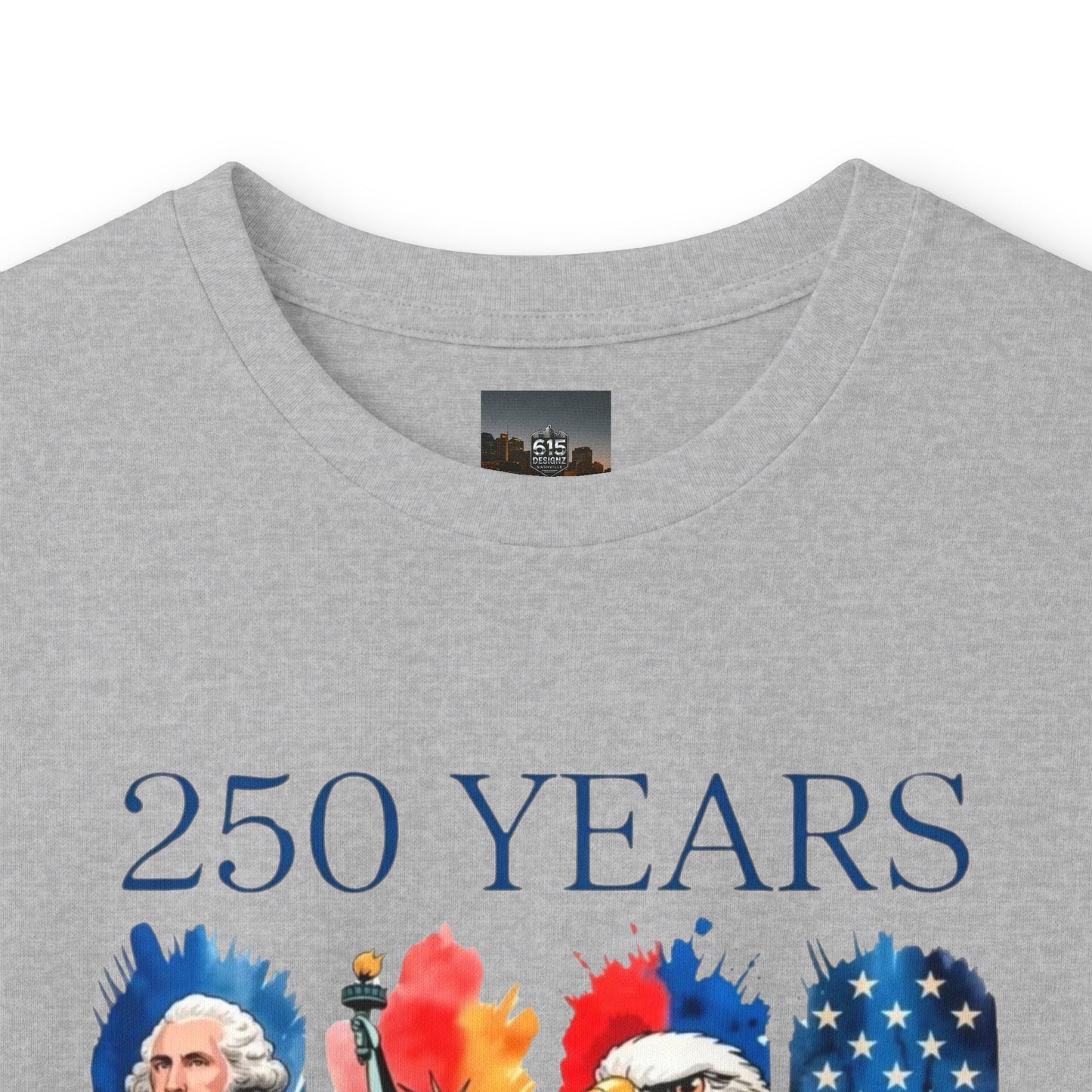 #250 250 Years American History Celebration 1776–2026 Patriotic Long Sleeve Tee