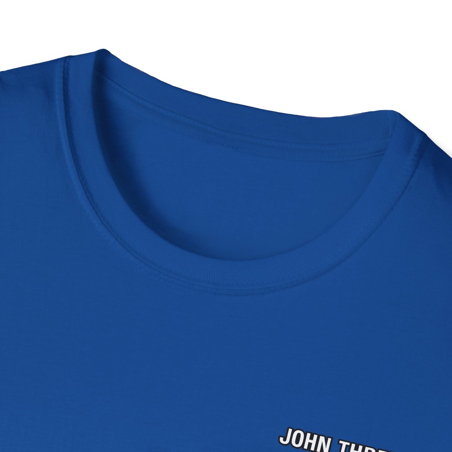 John Three 16 Chest and Back Jersey Print with Scripture Tee