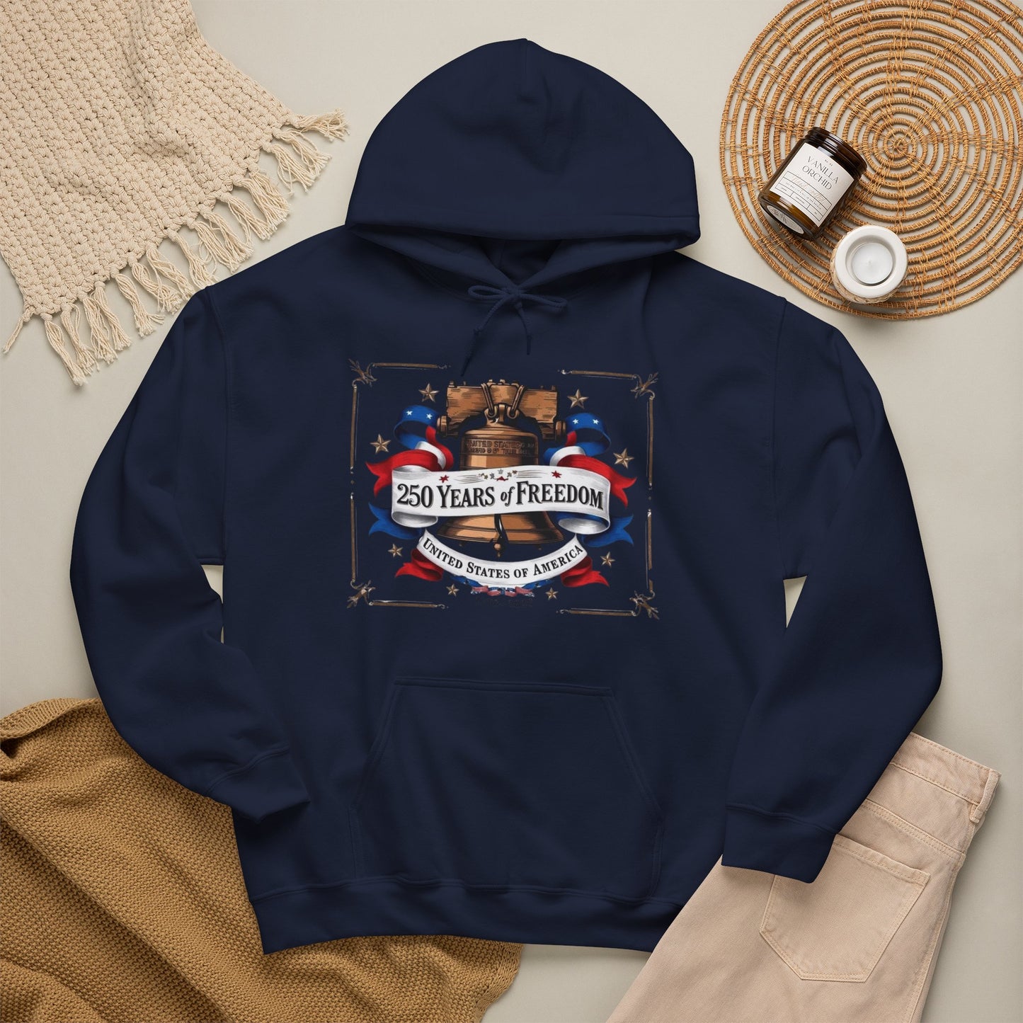 #250 250 Years of Freedom Liberty Bell Hoodie