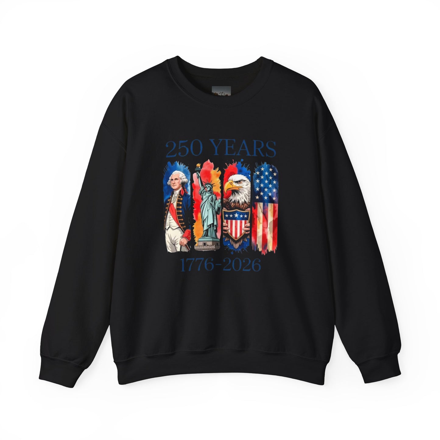 #250 250 Years American History Celebration 1776–2026 Patriotic Crewneck Sweatshirt