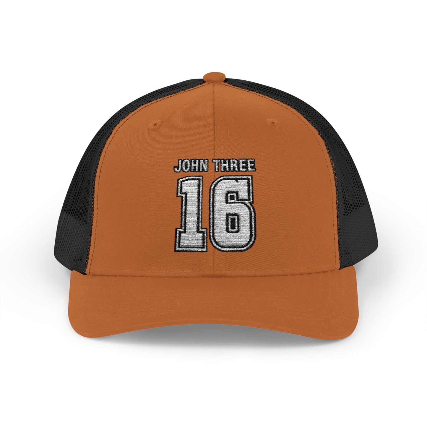 John Three 16 Vintage Varsity Trucker Cap