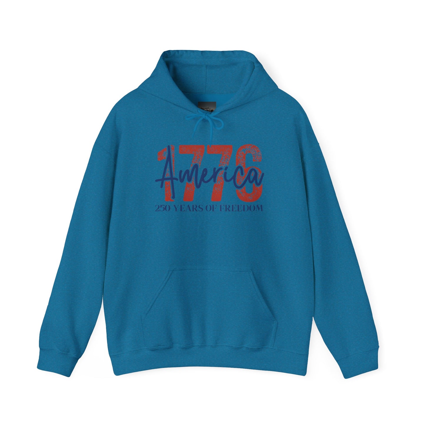 #250 1776 America: 250 Years of Freedom' Patriotic Independence Day Hoodie
