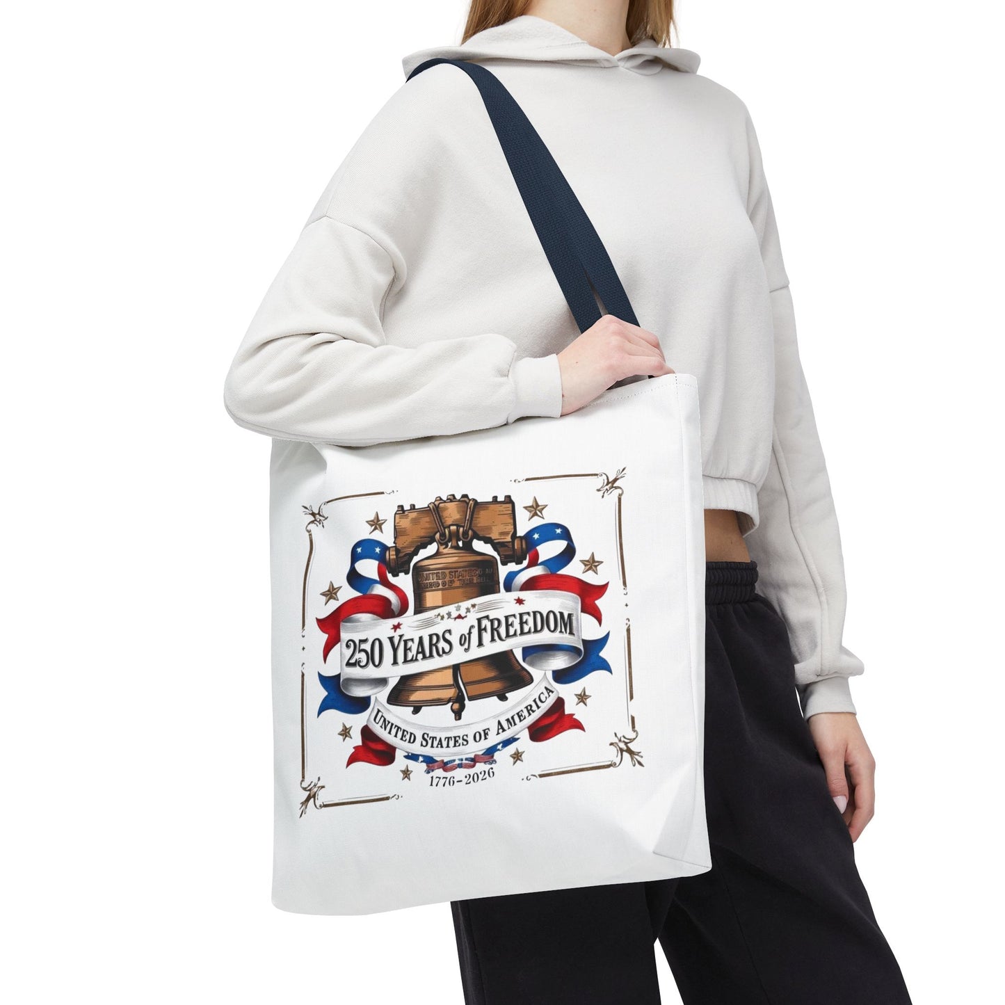 #250 250 Years of Freedom Liberty Bell Tote Bag