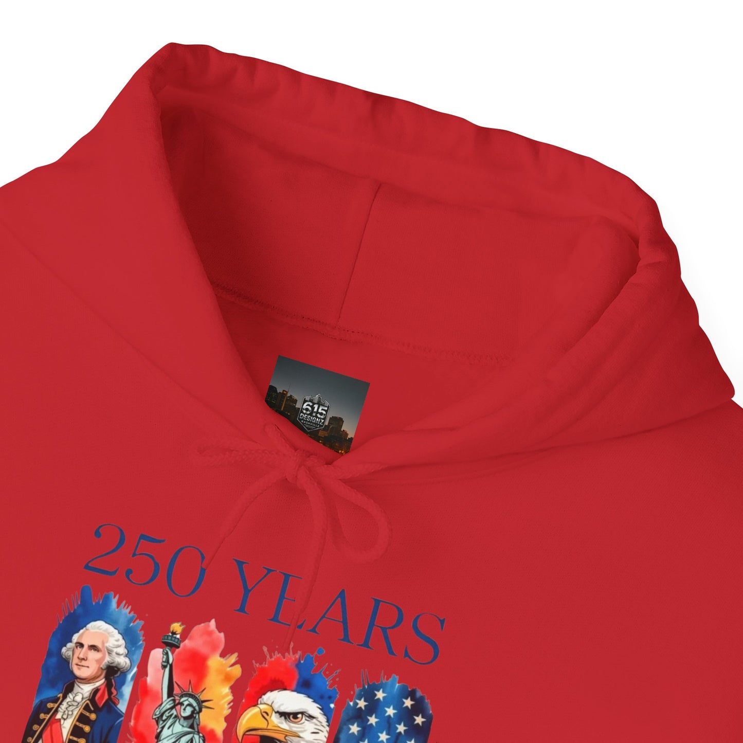 #250 250 Years American History Celebration 1776–2026 Patriotic Hoodie