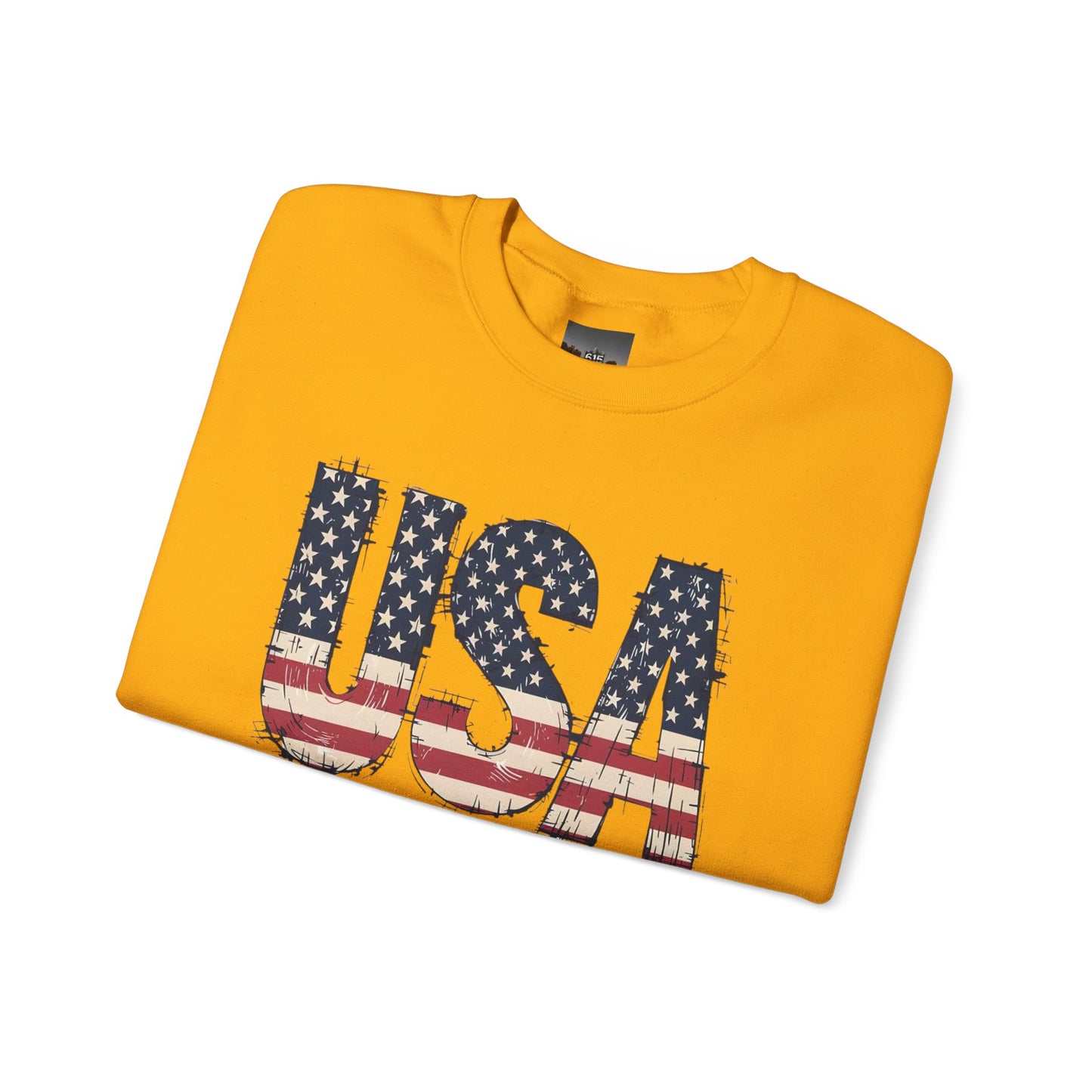 #250 USA Flag "USA Since 1776" Patriotic Crewneck Sweatshirt