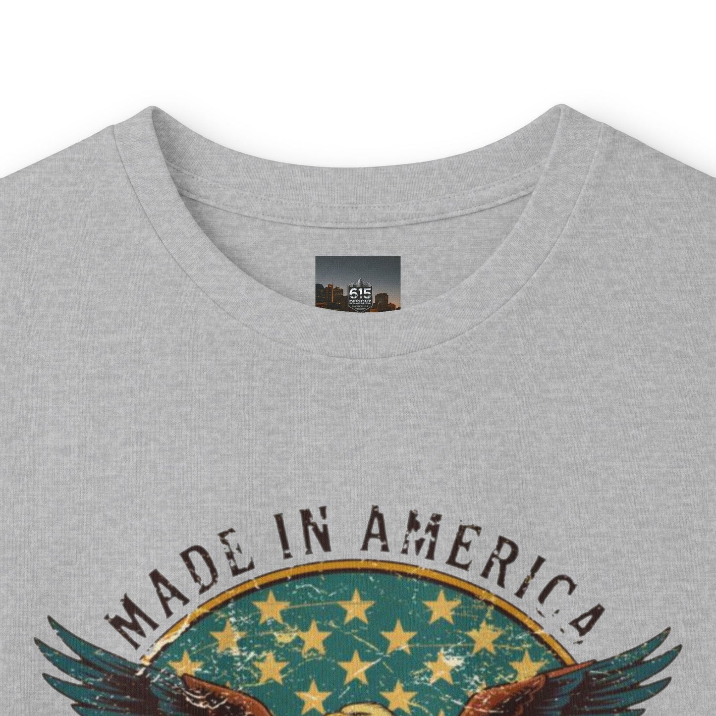 #250 Made in America Eagle 250th Anniversary Patriotic Long Sleeve Tee