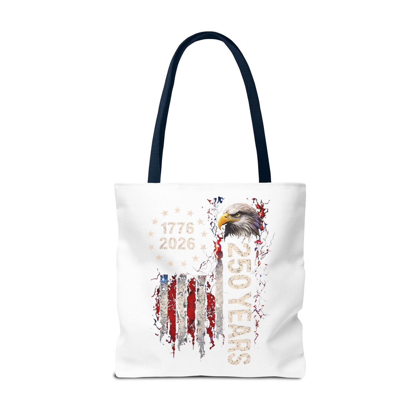#250 1776-2026 250 Years USA Bicentennial Eagle Tote Bag