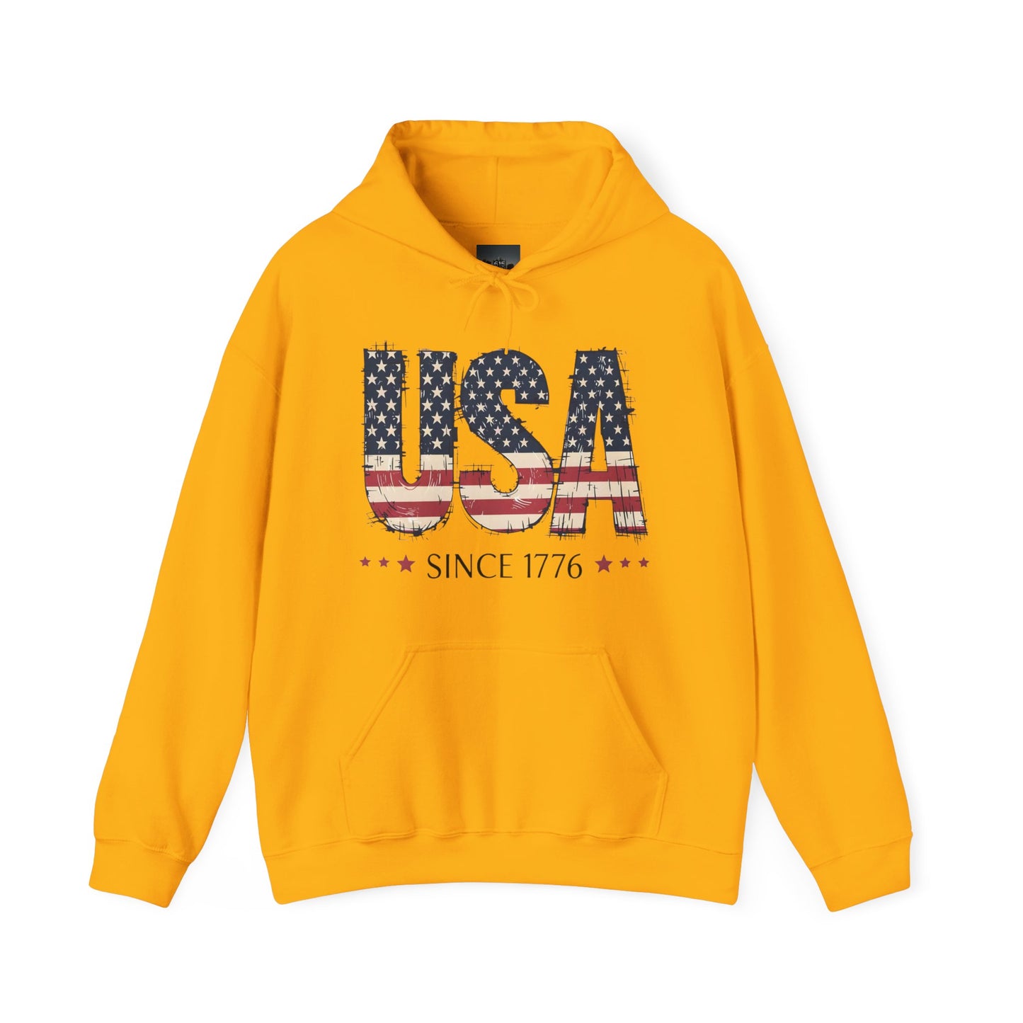 #250 USA Flag "USA Since 1776" Patriotic Hoodie