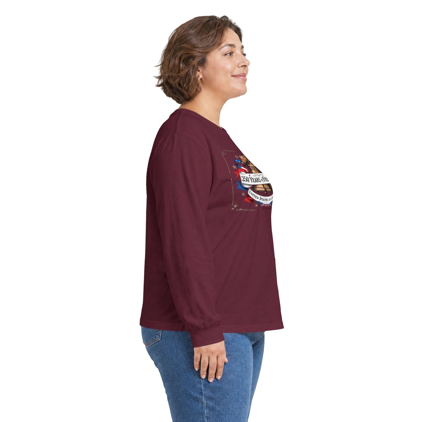 #250 250 Years of Freedom Liberty Bell Long Sleeve Tee