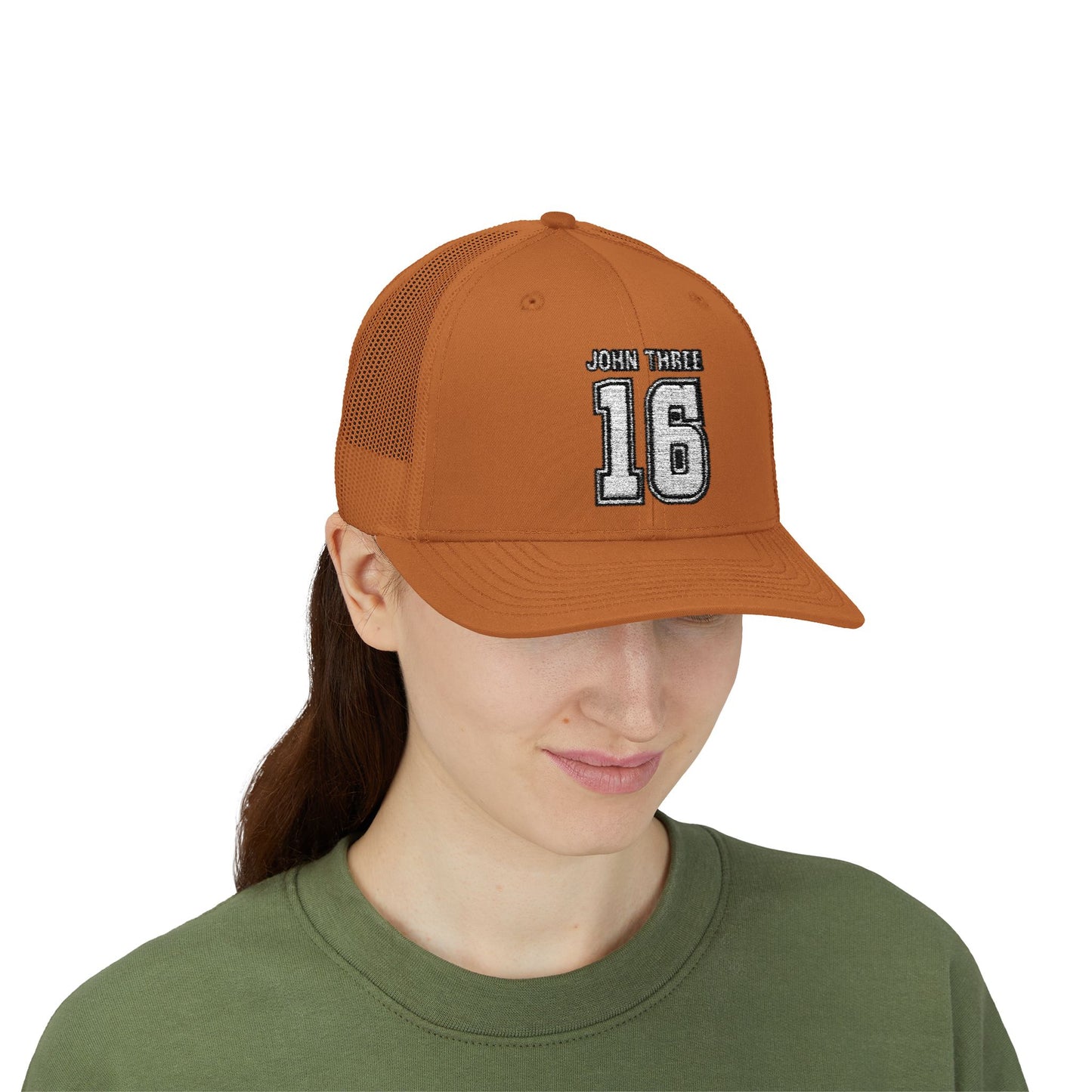 John Three 16 Vintage Varsity Trucker Cap