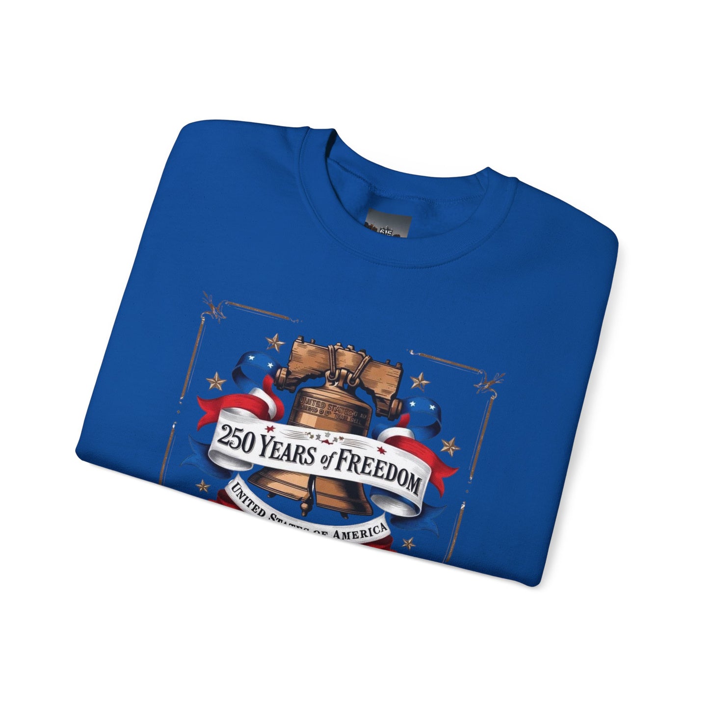 #250 250 Years of Freedom Liberty Bell Crewneck Sweatshirt